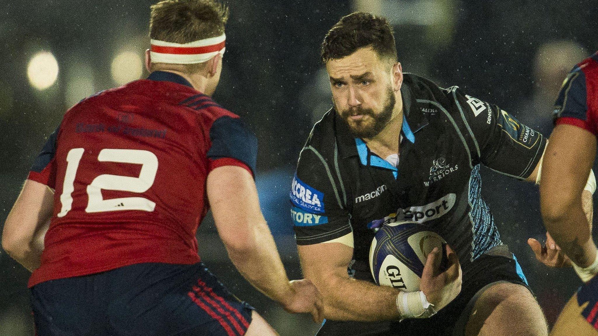 Glasgow Warriors centre Alex Dunbar