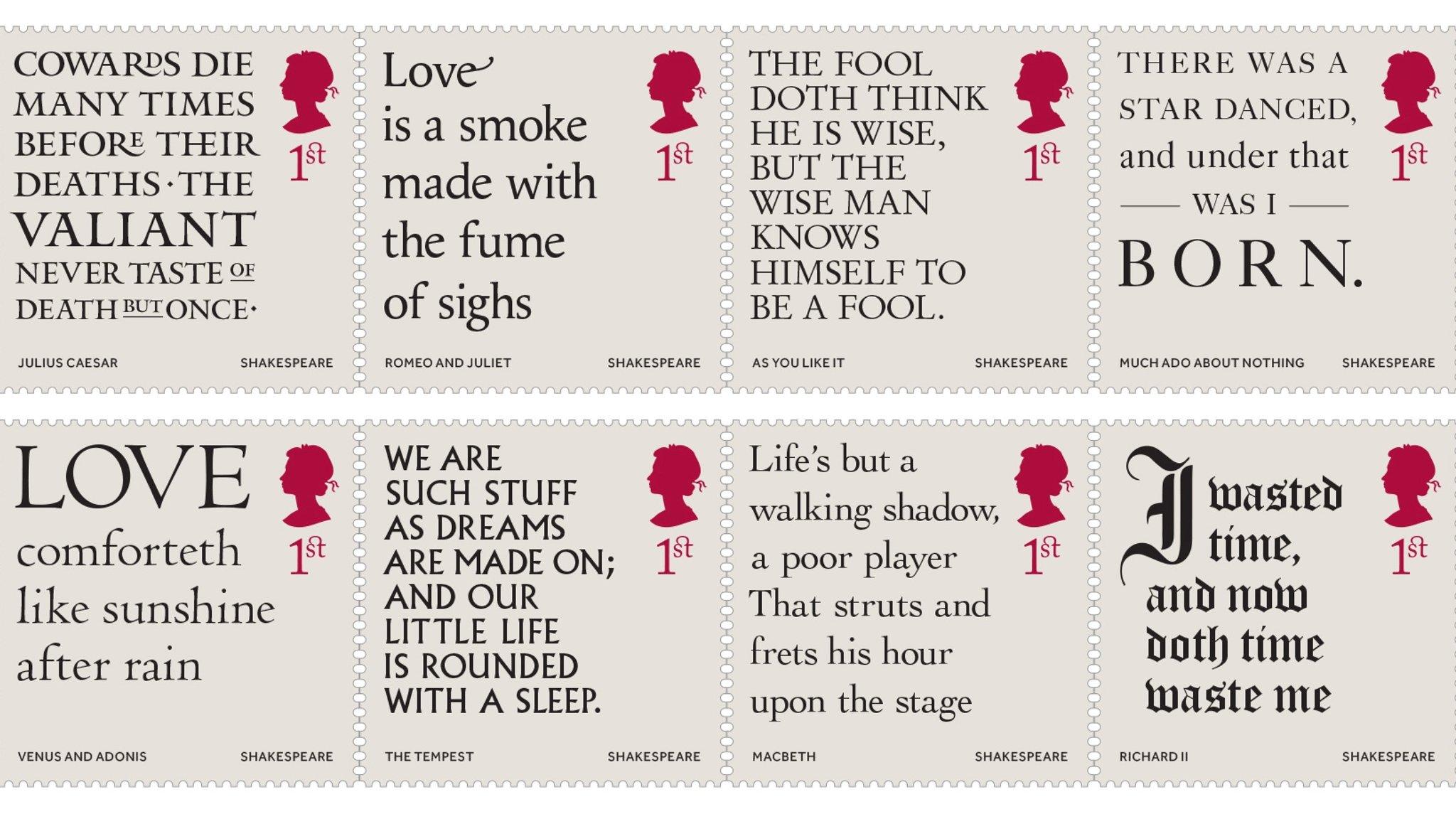 Shakespeare stamps