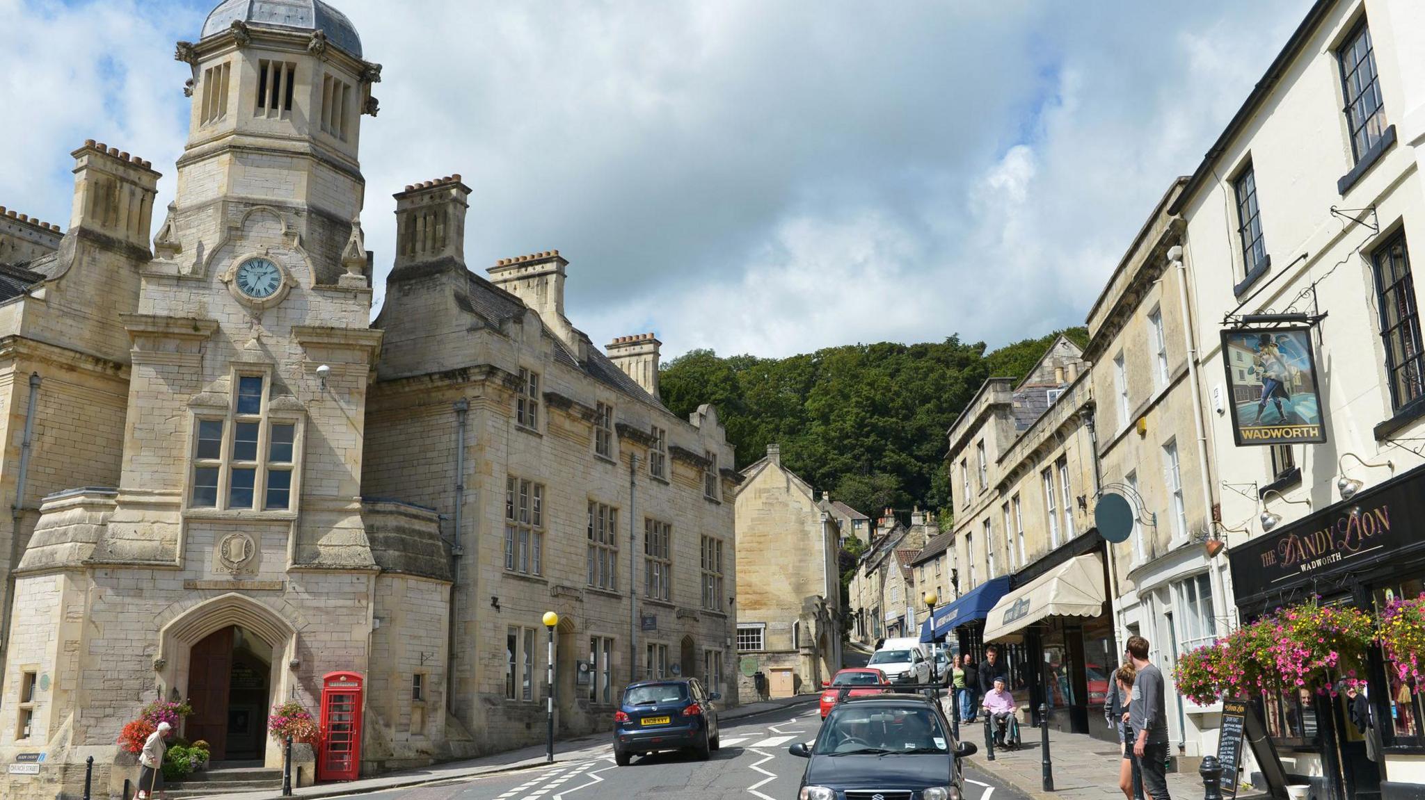 Bradford on Avon town centre in Wiltshire