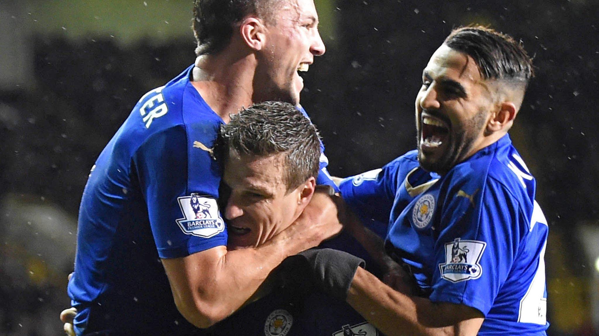 Leicester celebrate