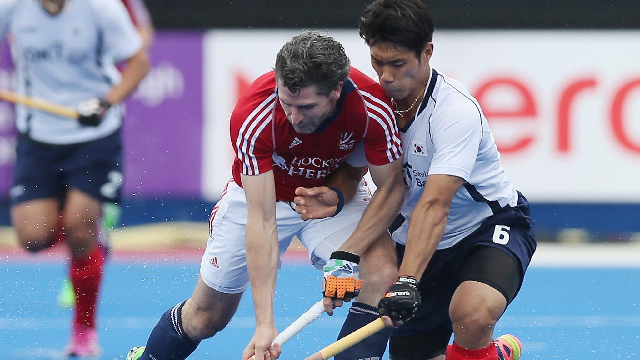 Great Britain's Simon Mantell and South Korea's Jihun Yang