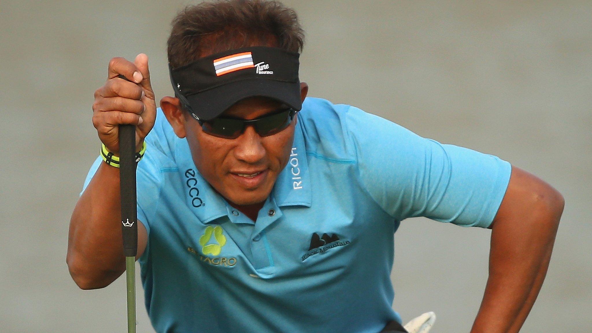 Thongchai Jaidee in round three action