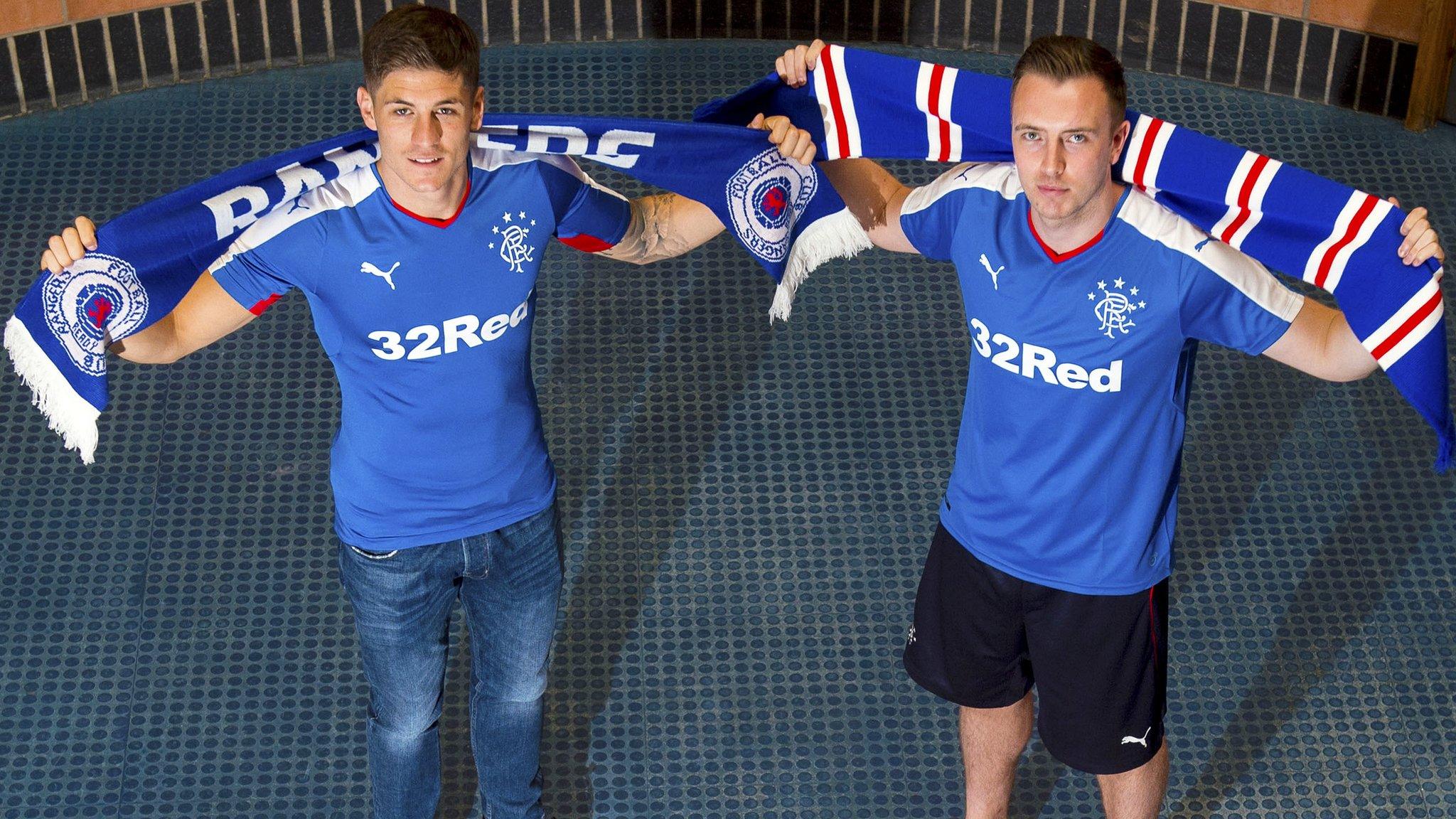 Rangers defenders Rob Kiernan and Danny Wilson