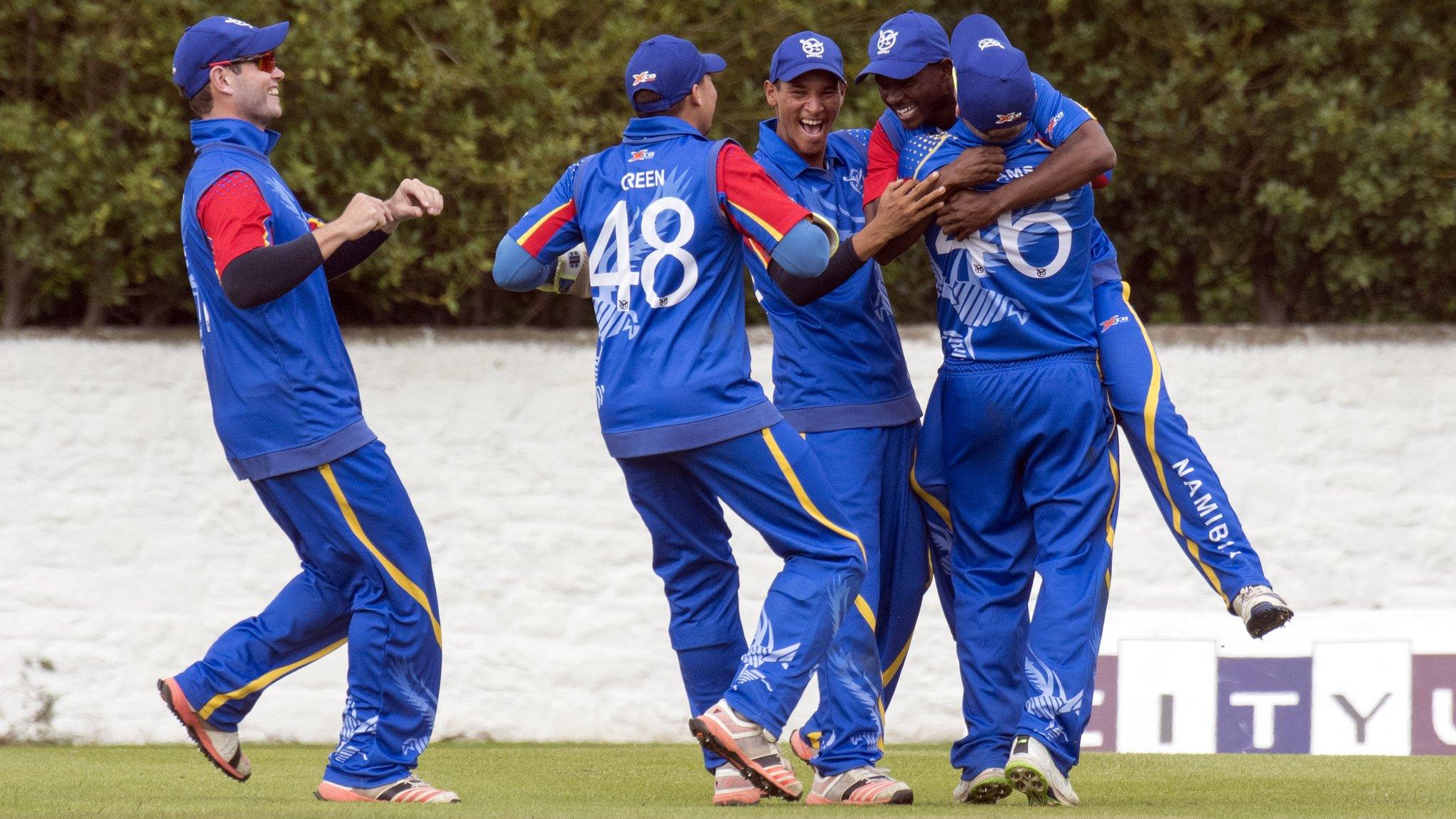 Namibia beat Scotland at the Grange