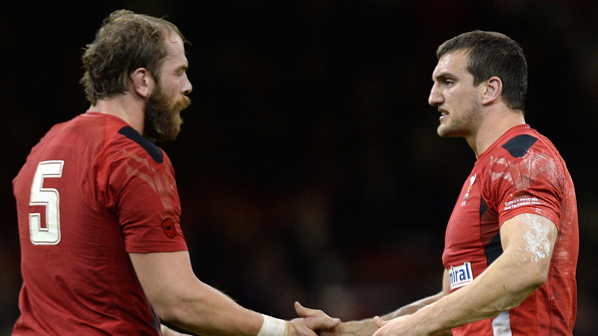 Alun Wyn Jones and Sam Warburton