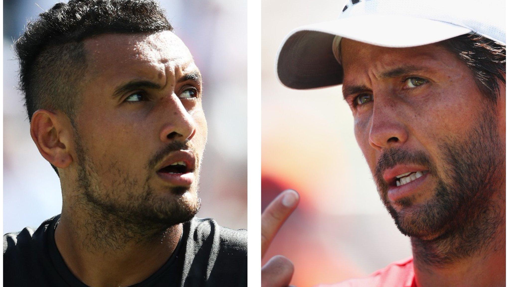 Nick Kyrgios and Fernando Verdasco