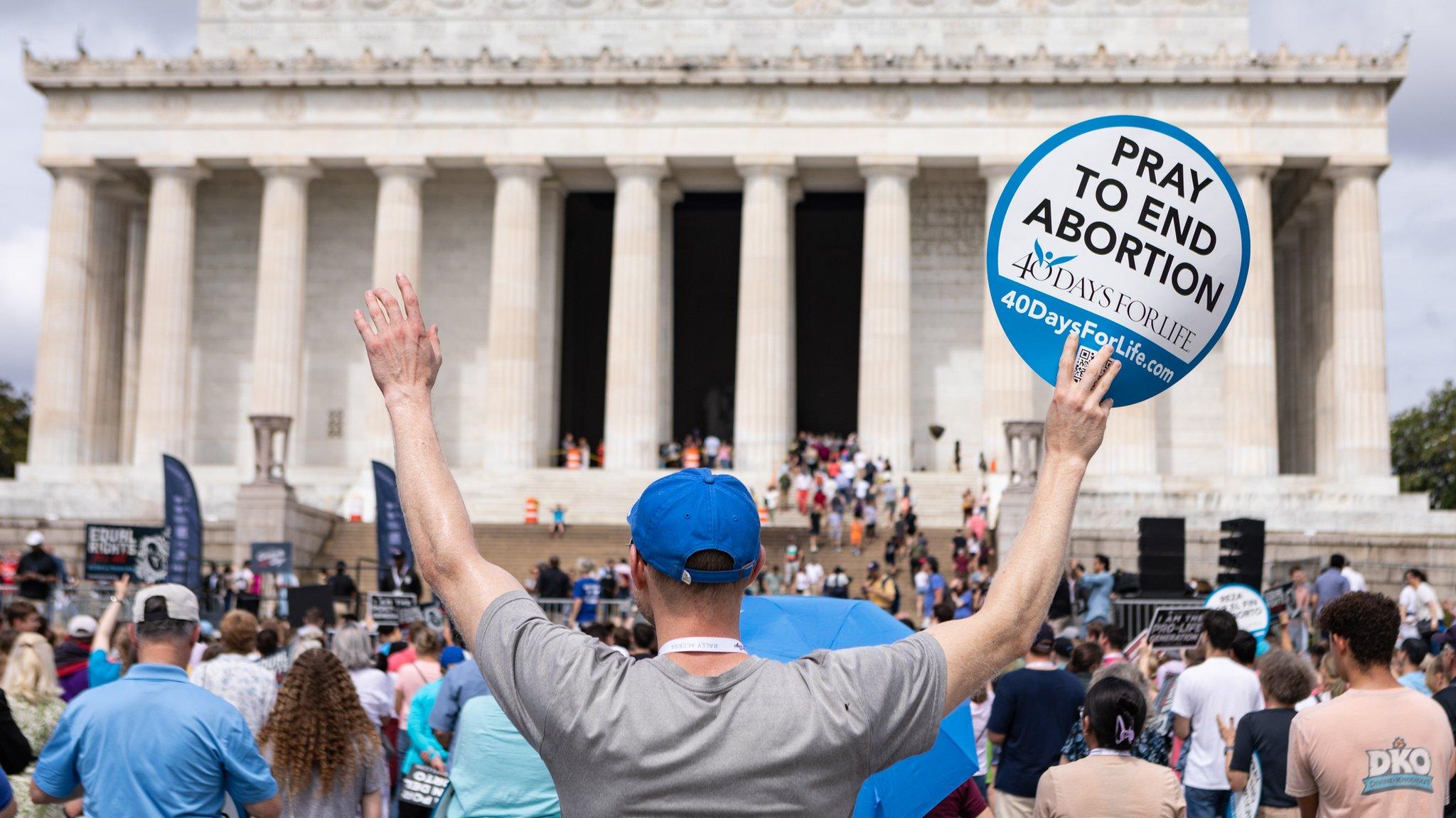 Anti-abortion demonstration in Washington