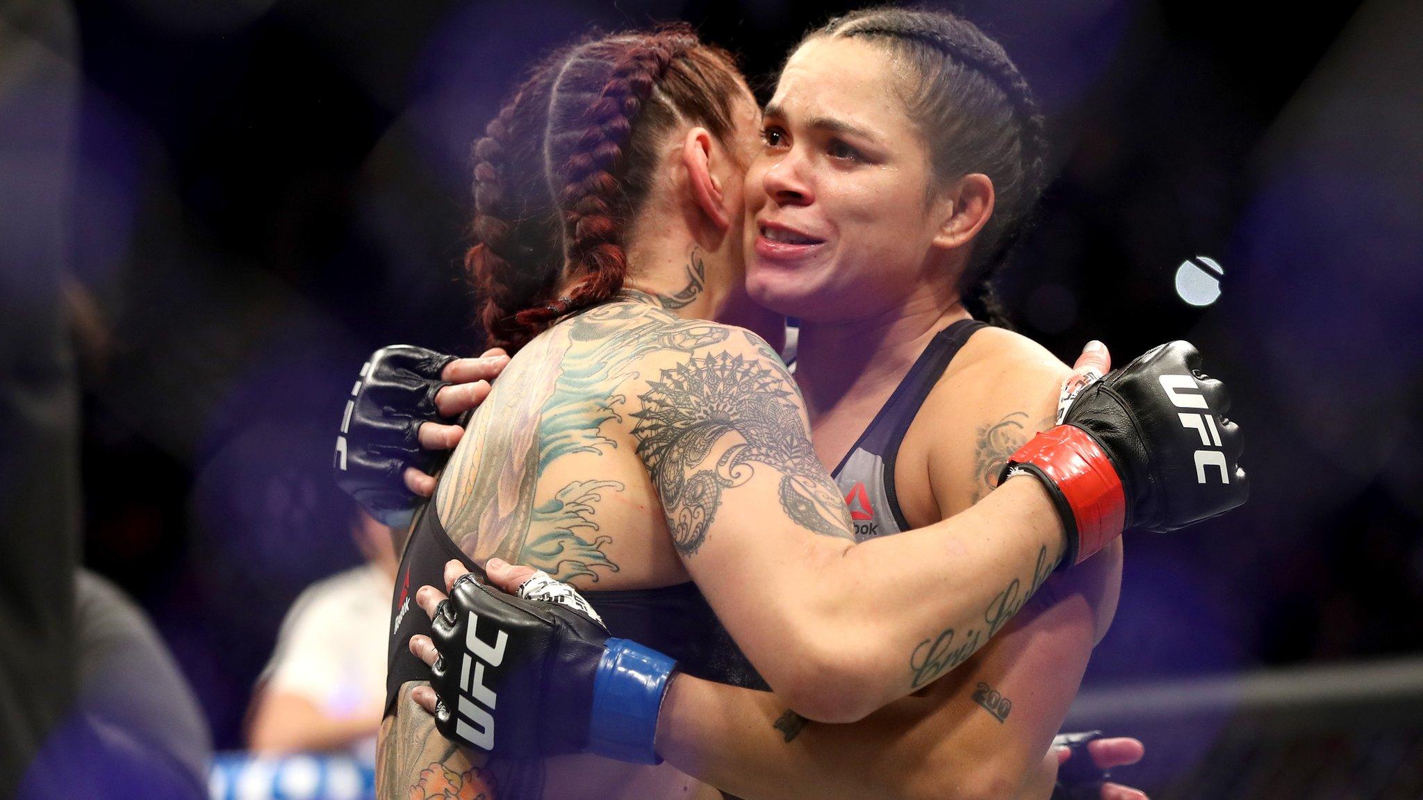 Amanda Nunes and Cris Cyborg