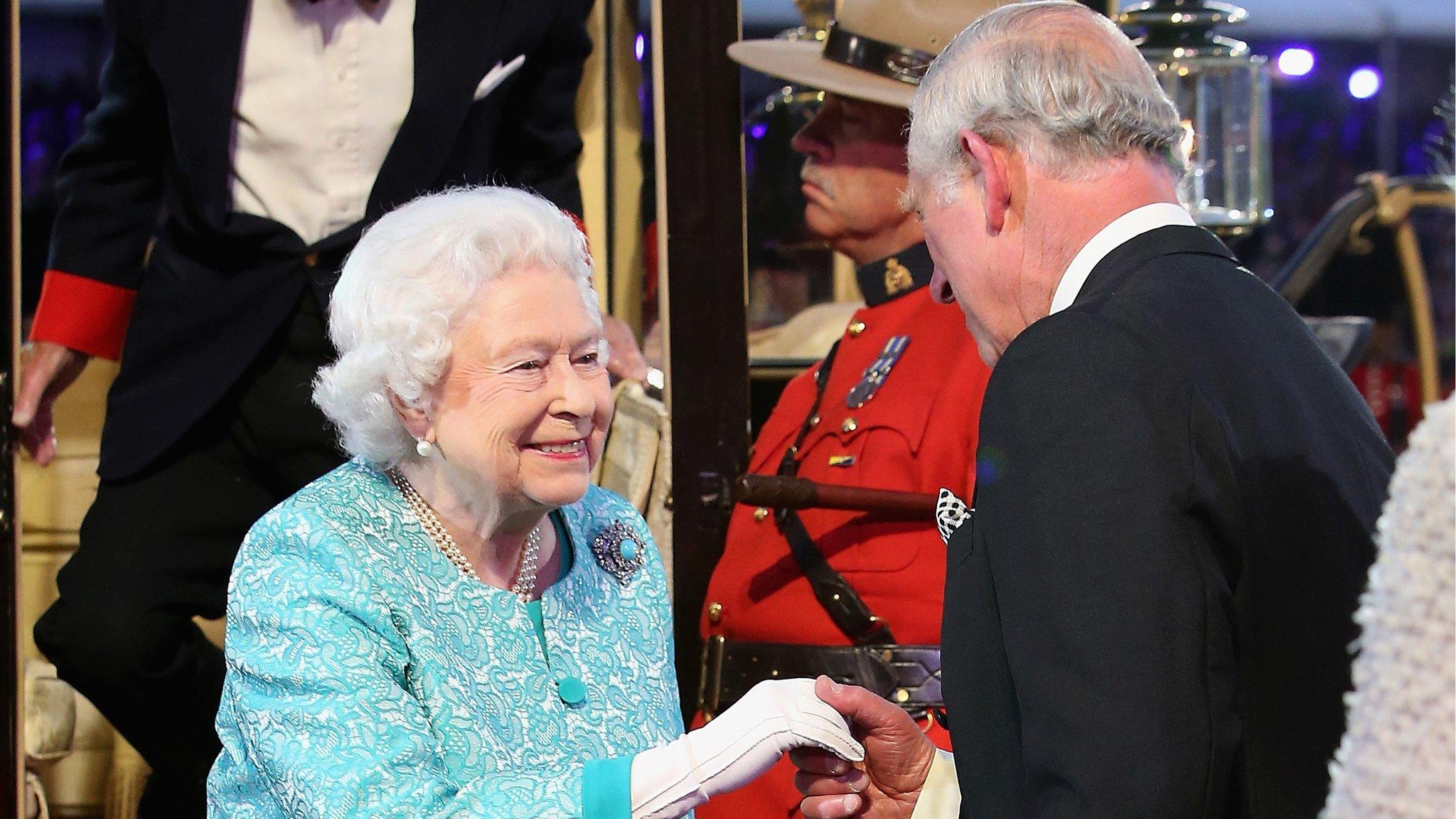 The Queen and Prince Charles