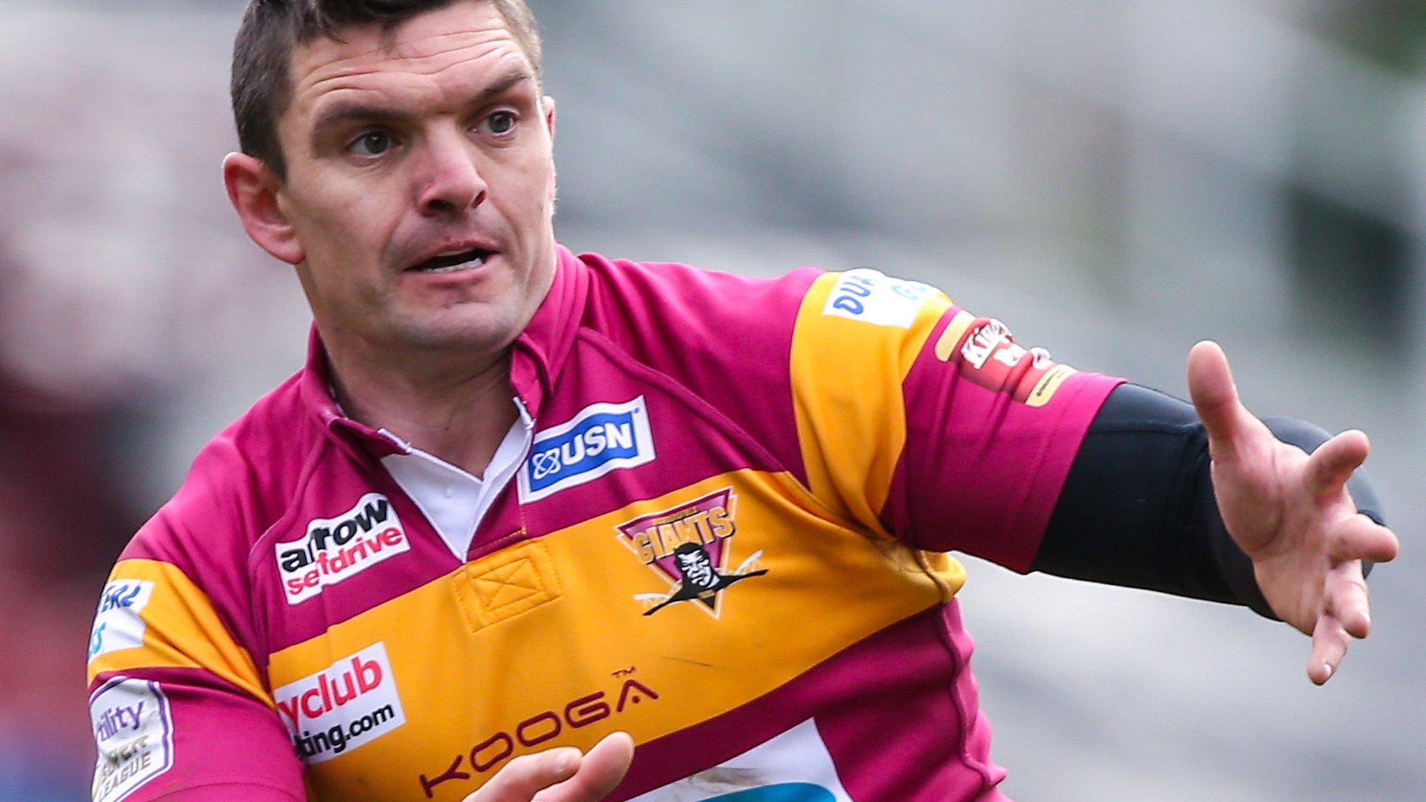 Danny Brough in action for Huddersfield