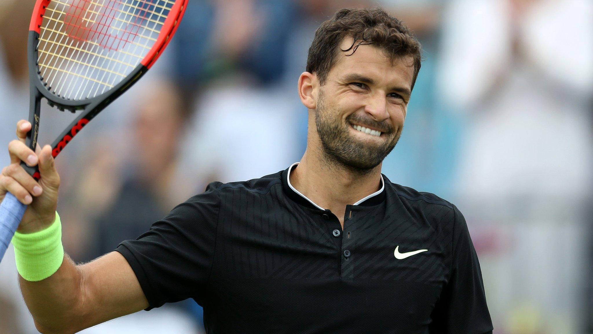 Grigor Dimitrov wins at Queen's