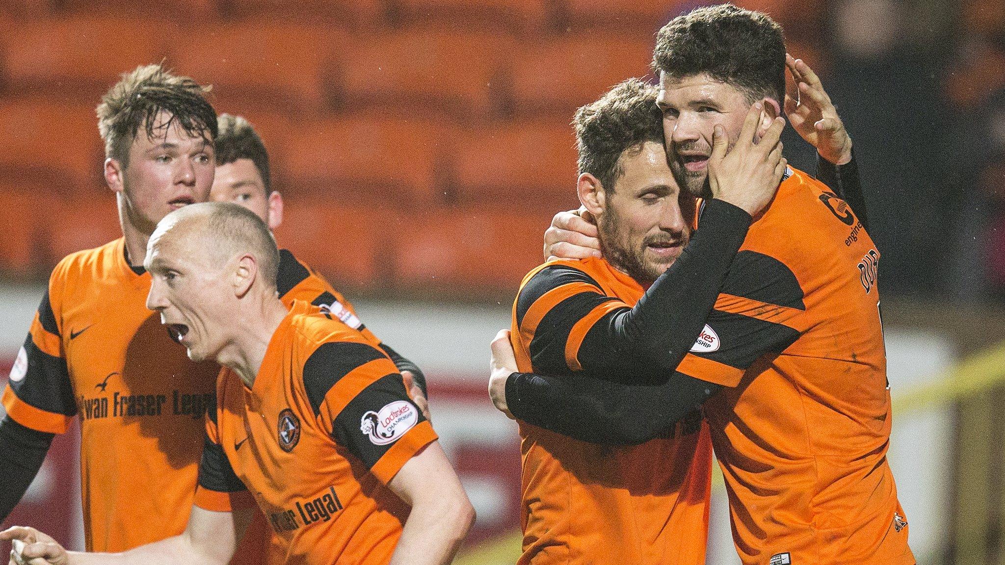 Dundee United celebrate