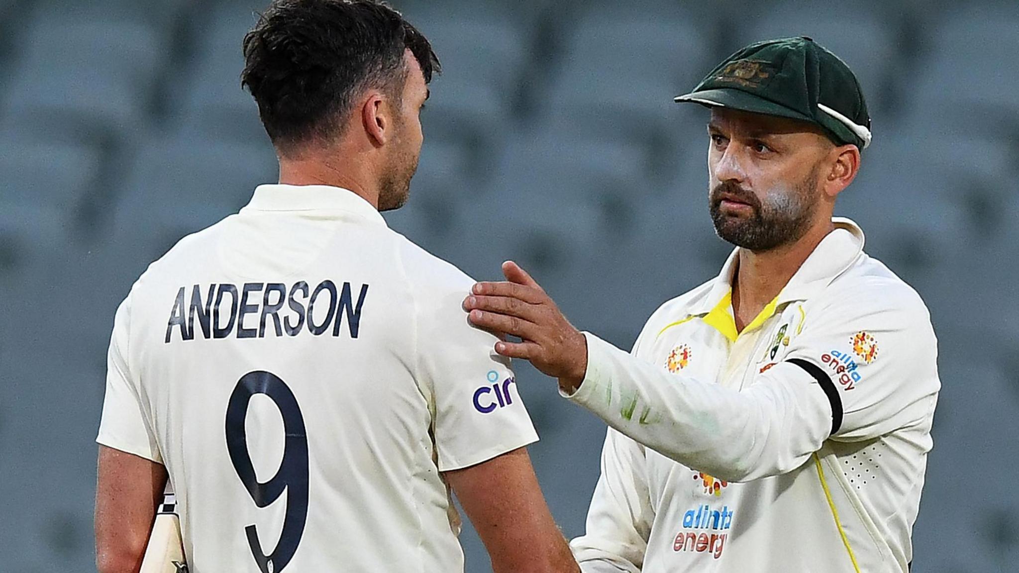 James Anderson and Nathan Lyon