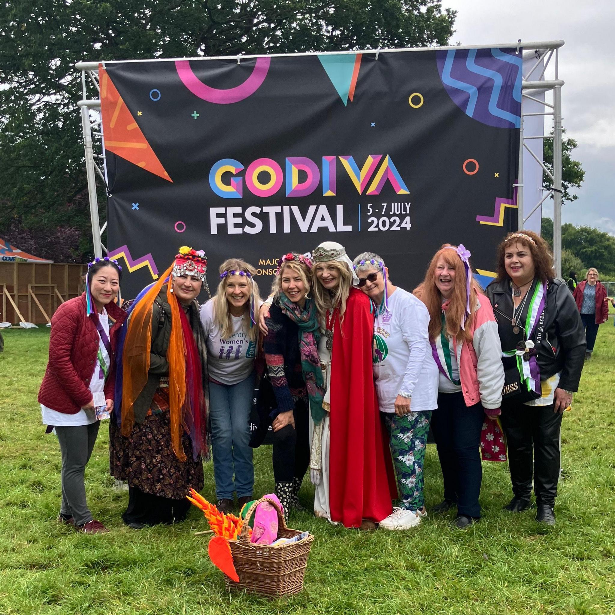 Visitors dressed up at Godiva Festival