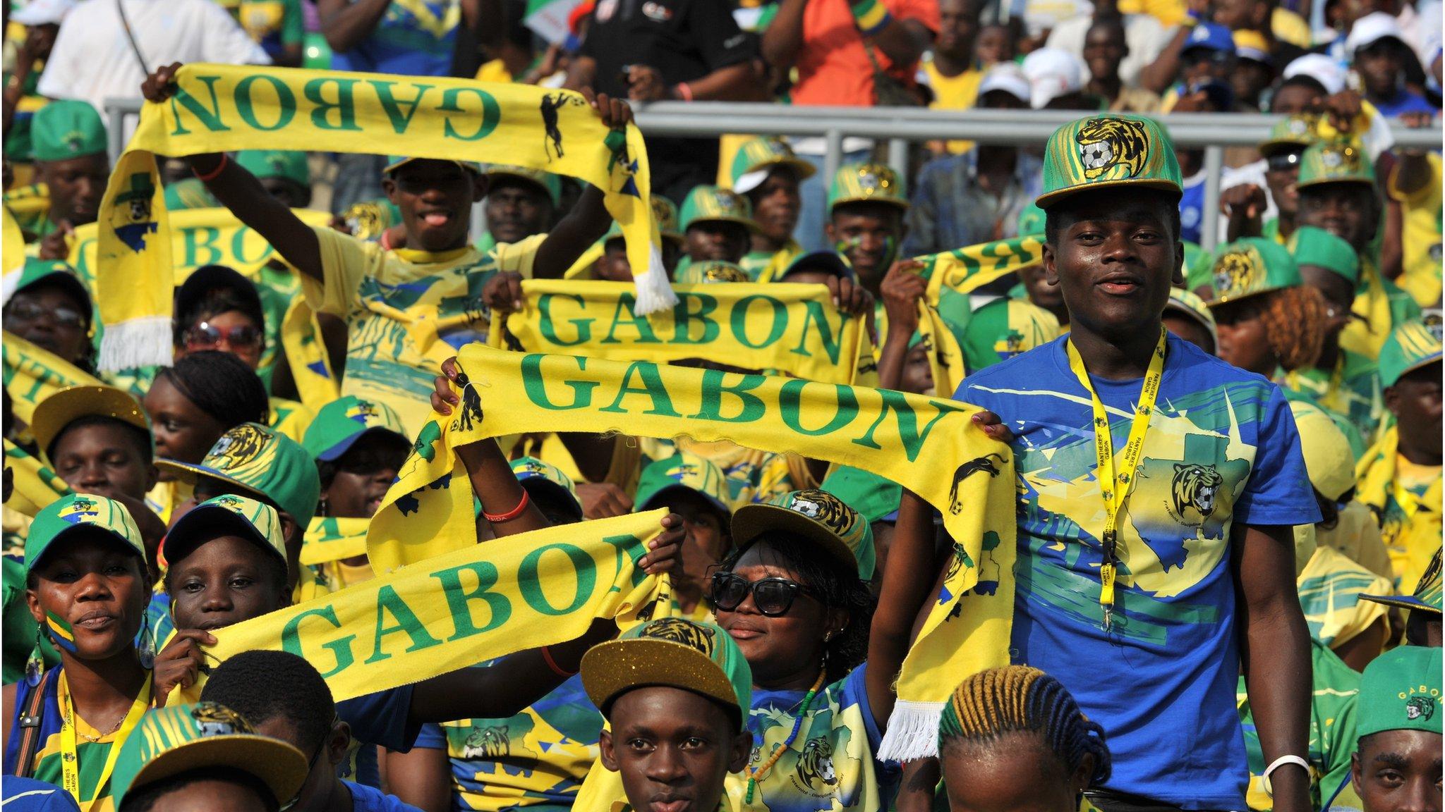 Gabon football fans