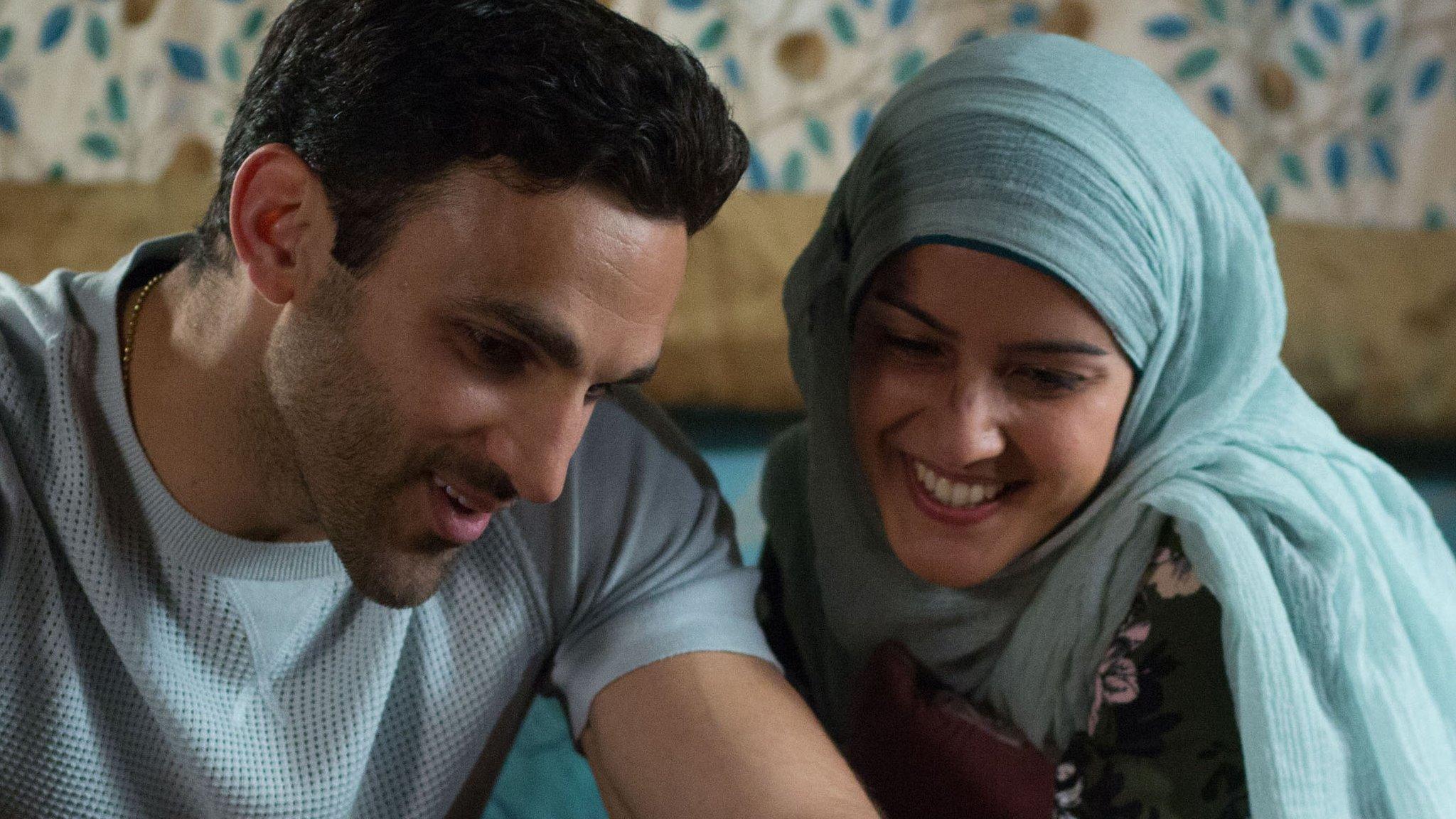 Kush Kazemi (DAVOOD GHADAMI), Shabnam Masood (RAKHEE THAKRAR) in EastEnders