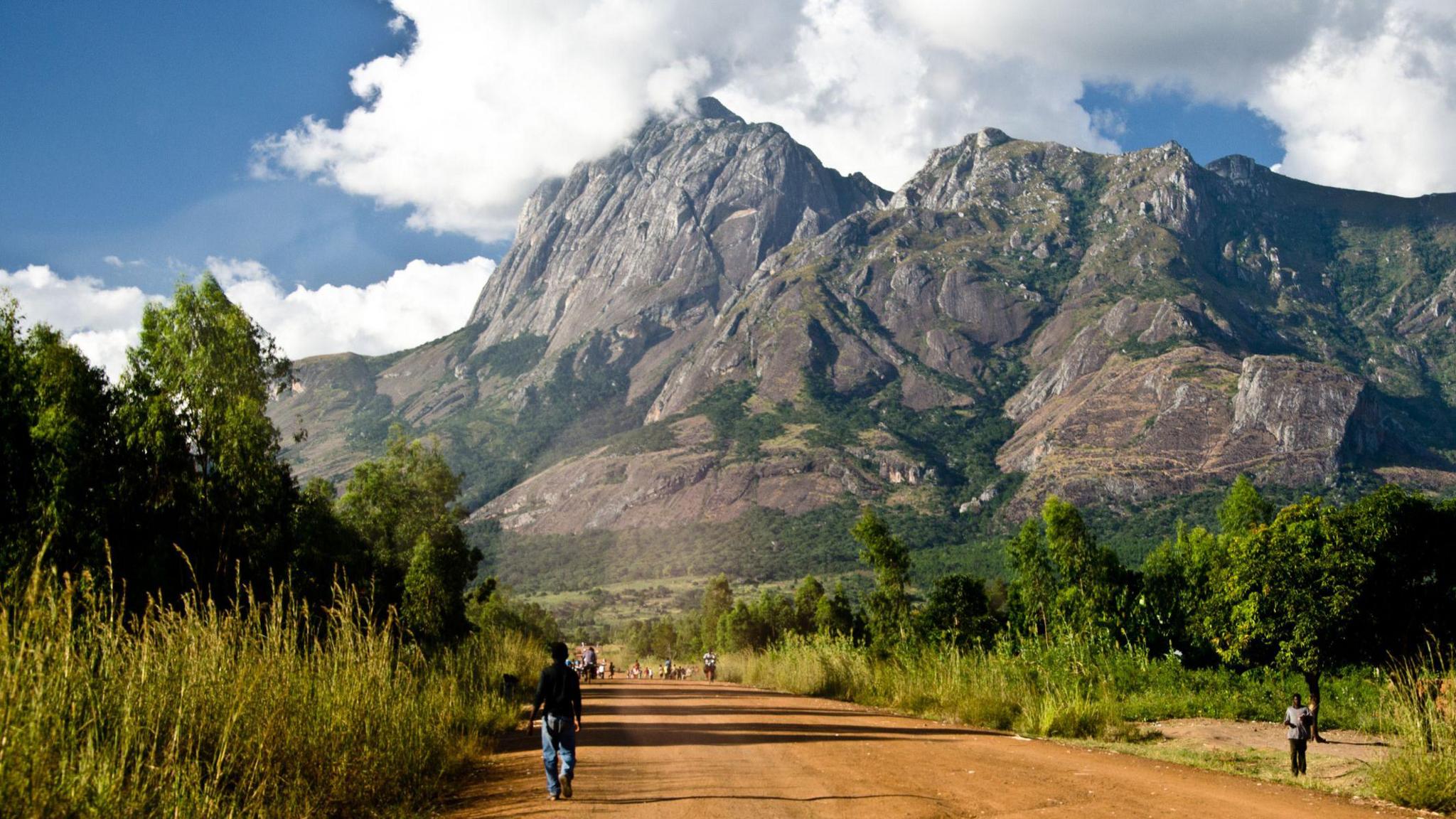 Mount Mulanje landscape in Malawi.