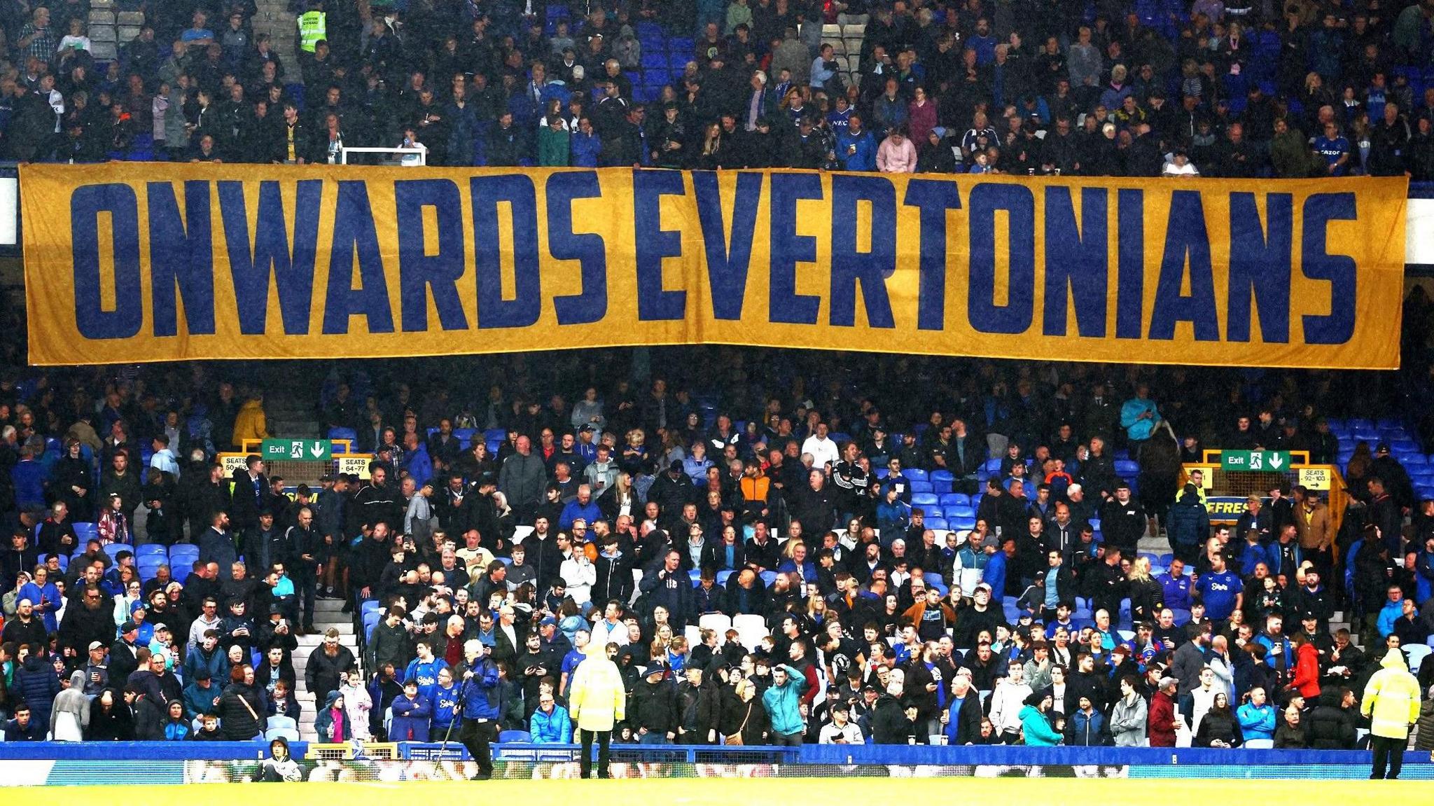 Everton supporters astatine Goodison Park