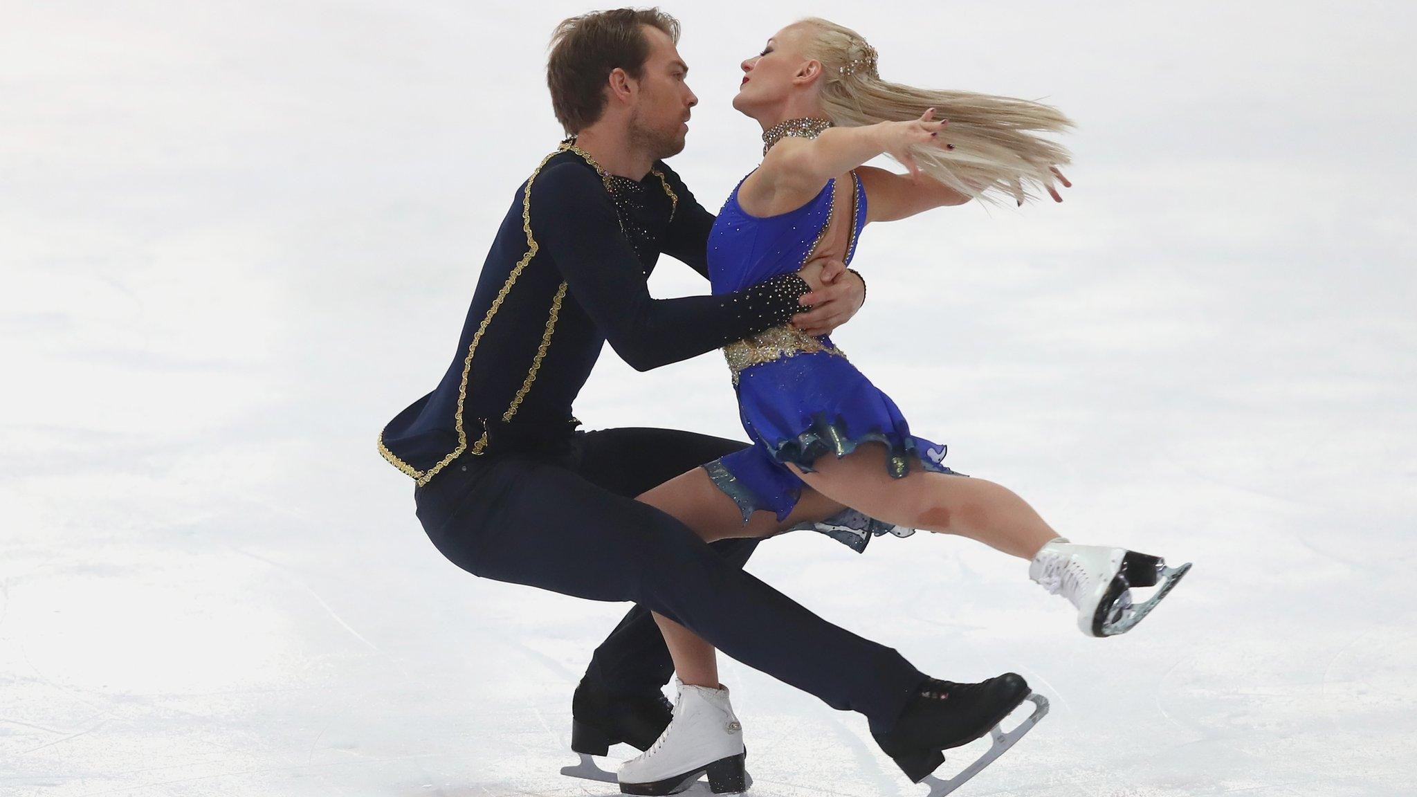 Britain's ice dancers Penny Coomes and Nick Buckland