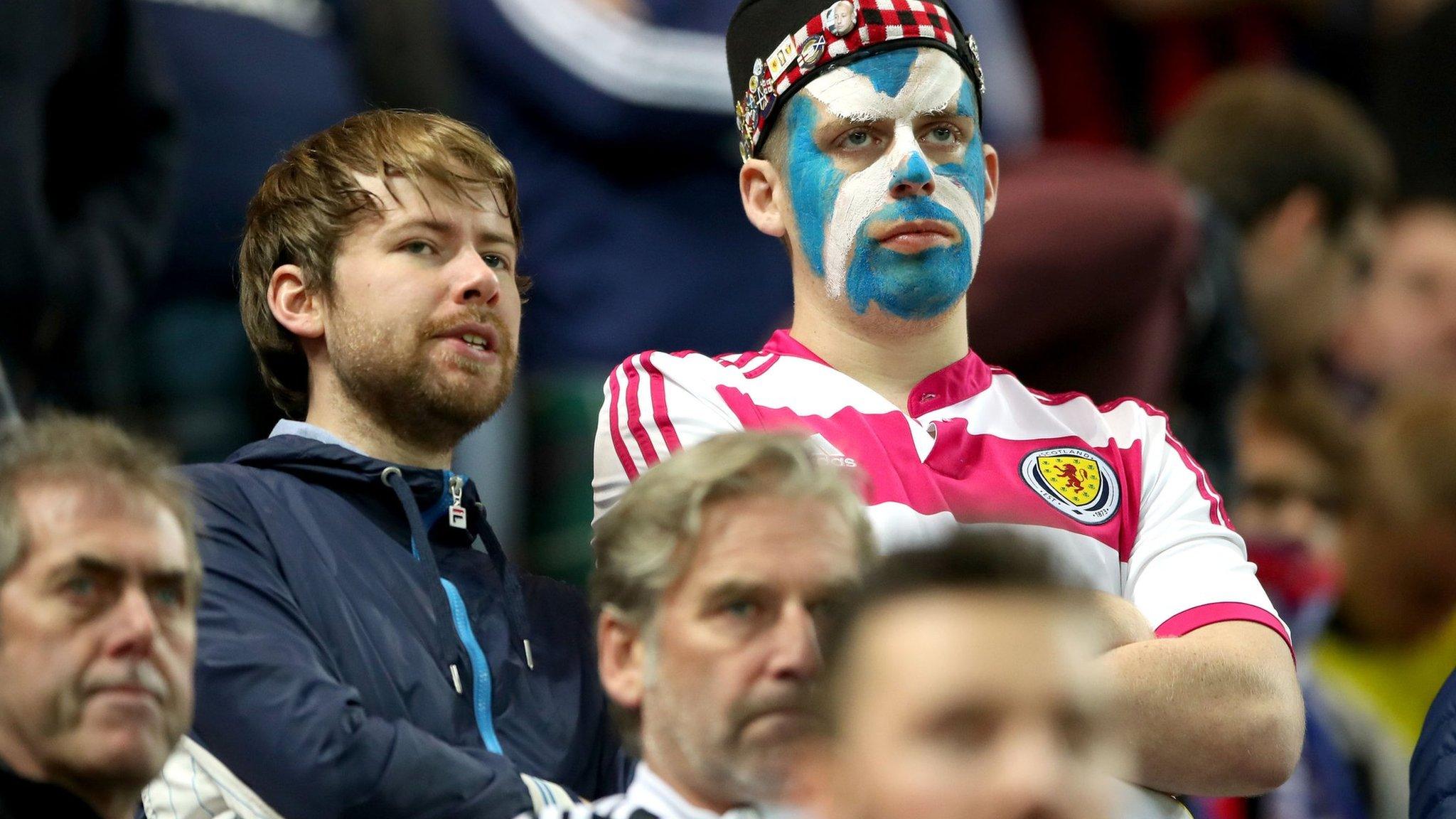 Scotland supporters in Slovakia