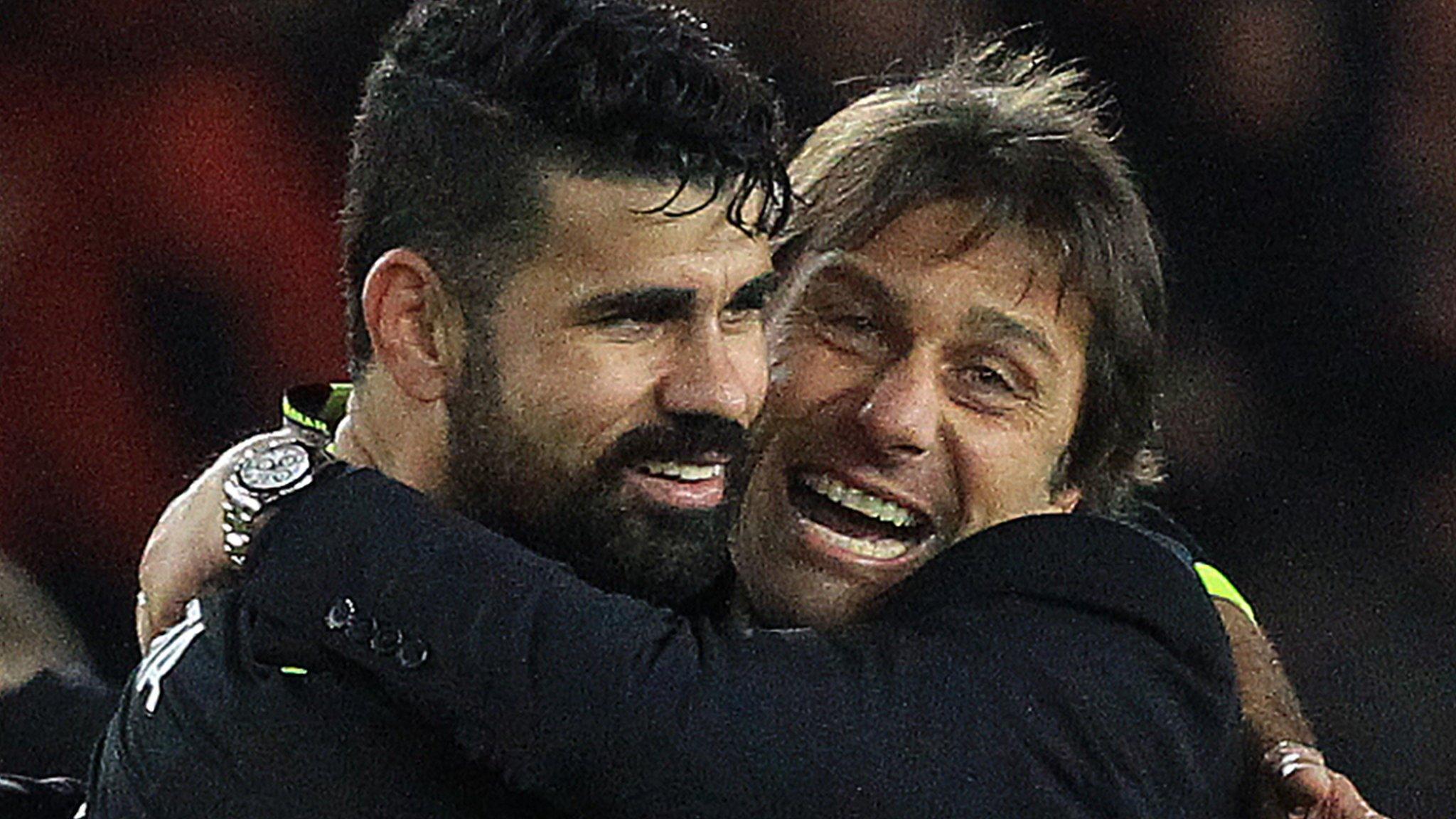 Antonio Conte and Diego Costa