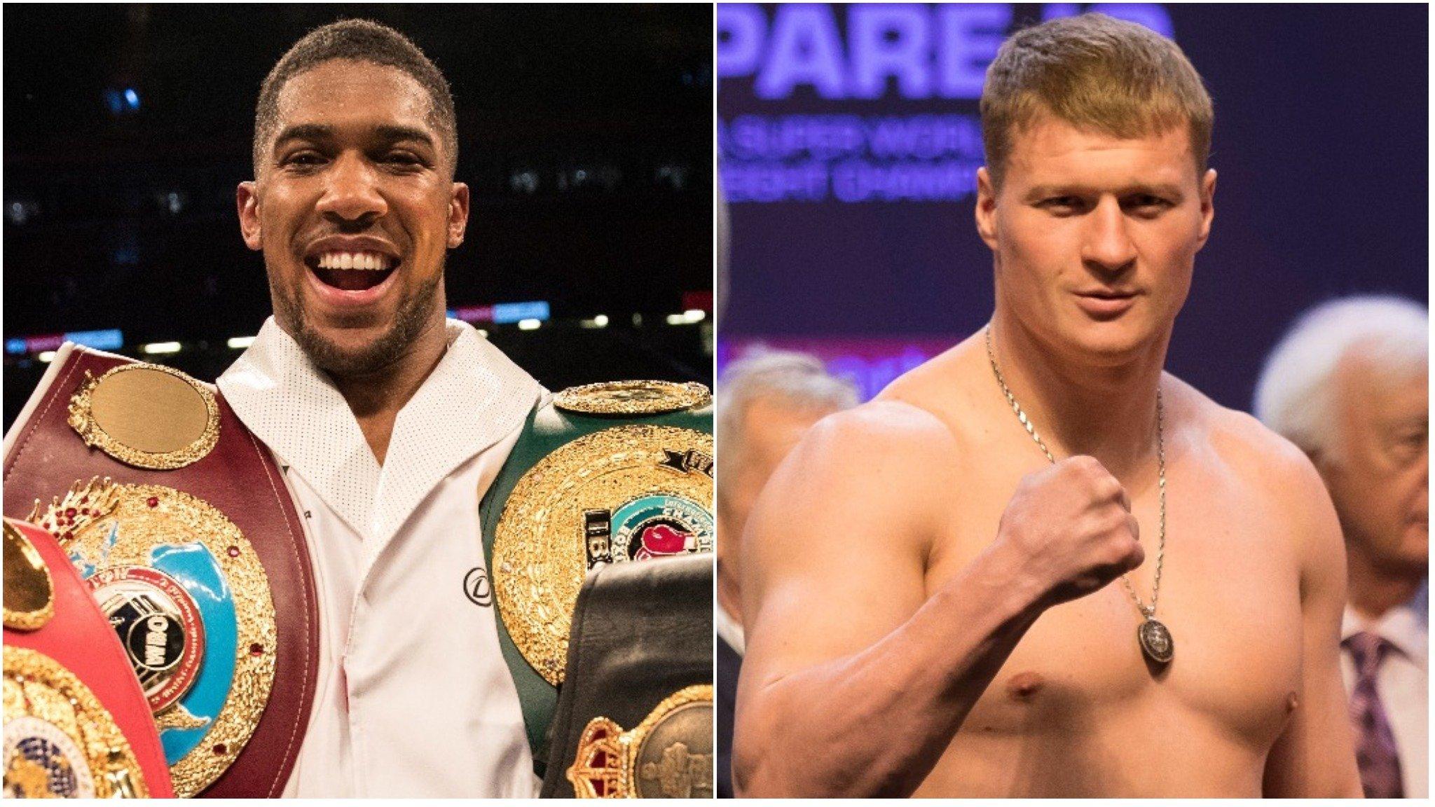 Anthony Joshua v Alexander Povetkin