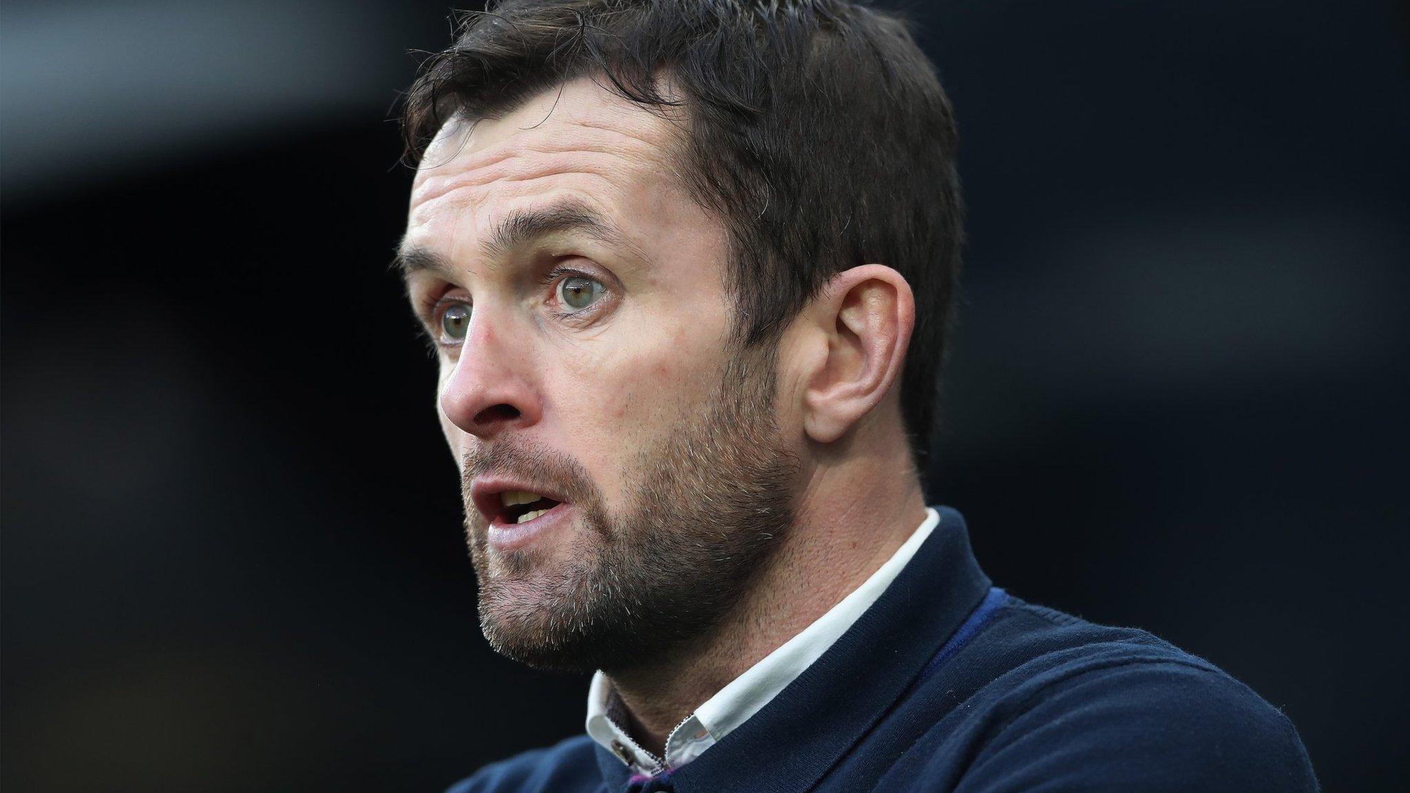 Luton Town manager Nathan Jones