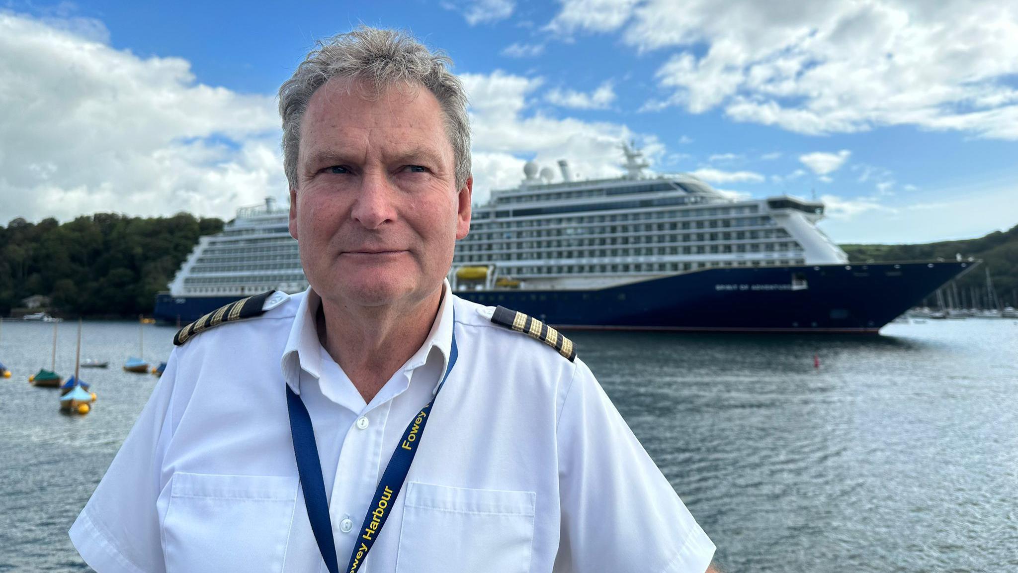 Fowey harbourmaster Paul Thomas