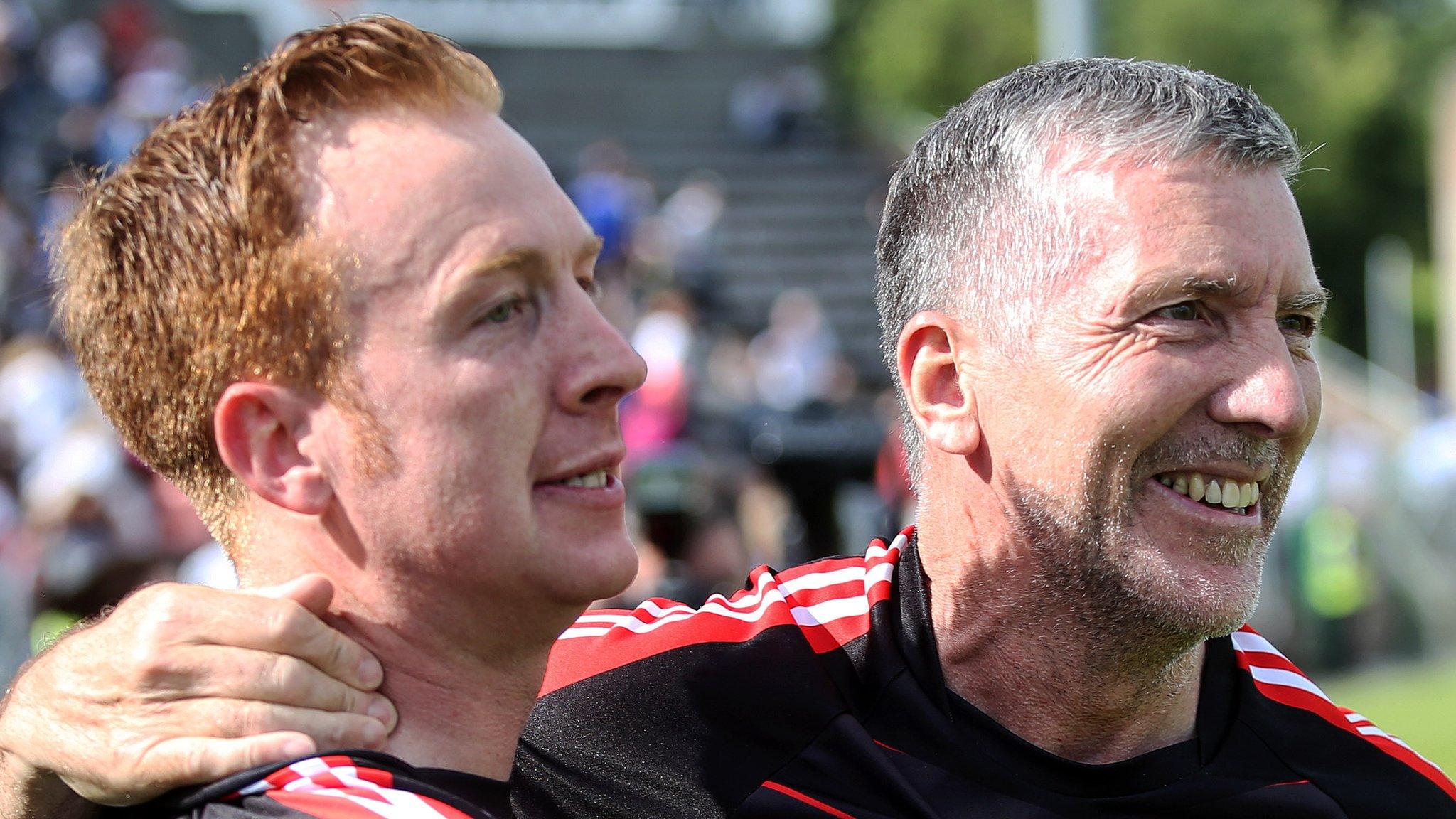 Derry celebrated victory over Cavan in the third round