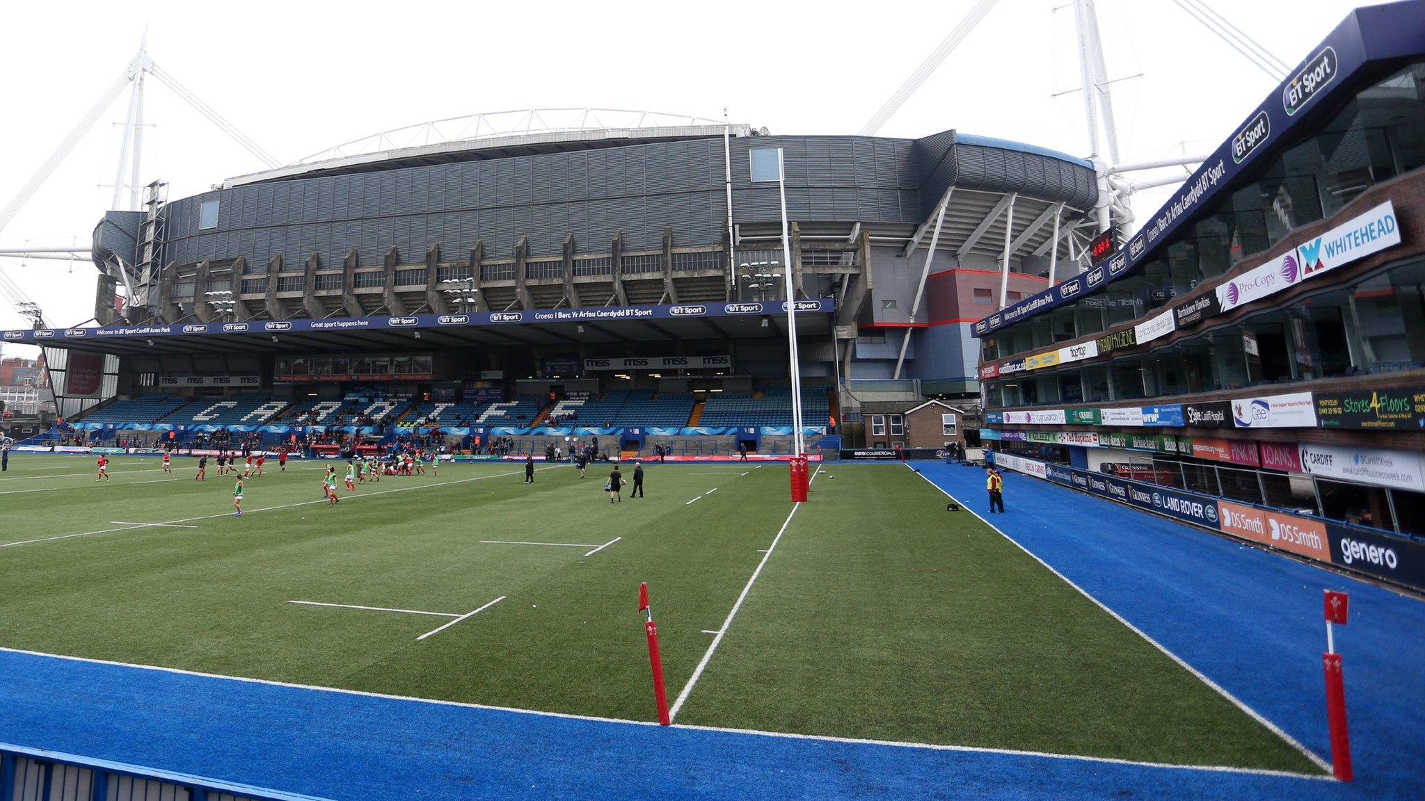 Cardiff Arms Park on a grey day