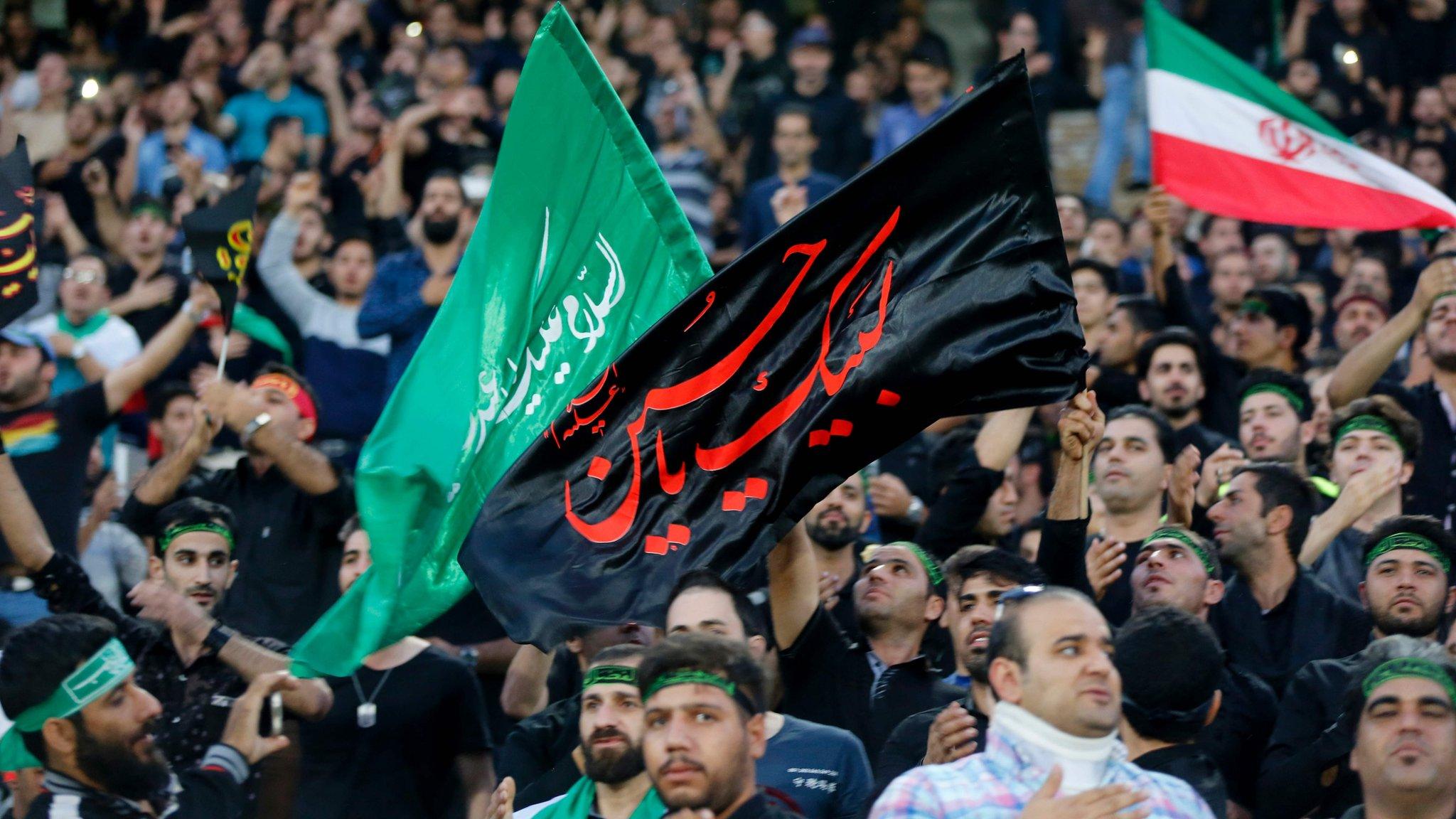 Iran fans at match v South Korea