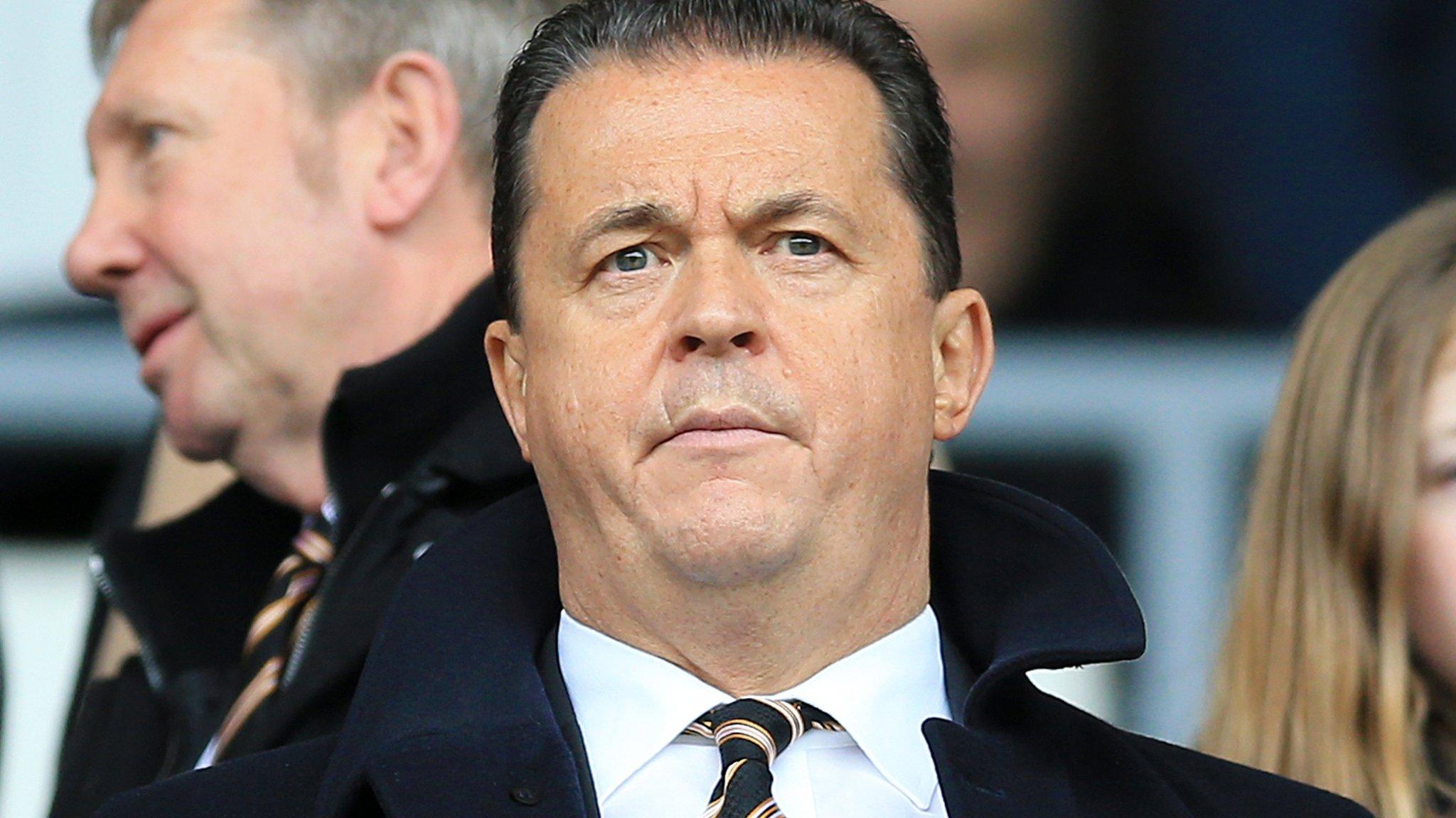 Wolves chief executive Jez Moxey left Stoke to come to Molineux in May 2000