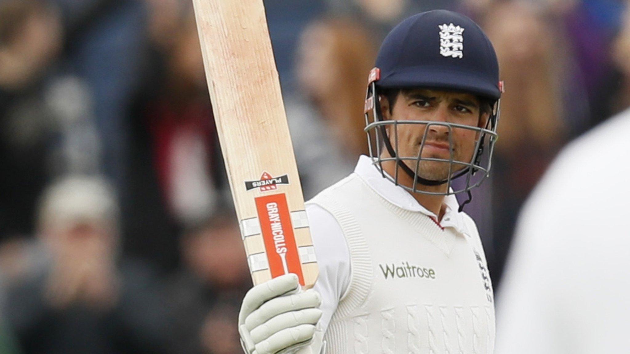 Alastair Cook celebrates