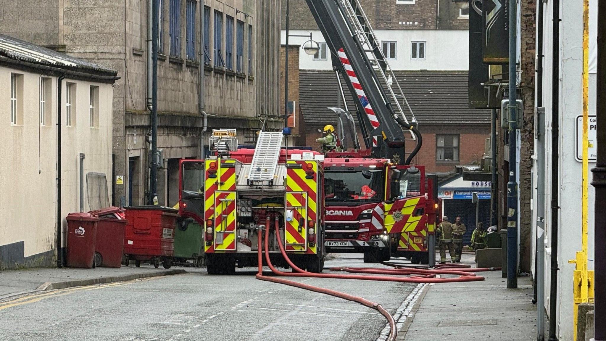 Fire crews attend fire in Hanley