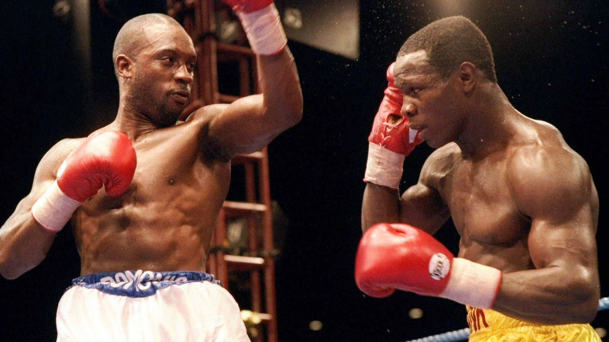 Chris Eubank and Nigel Benn