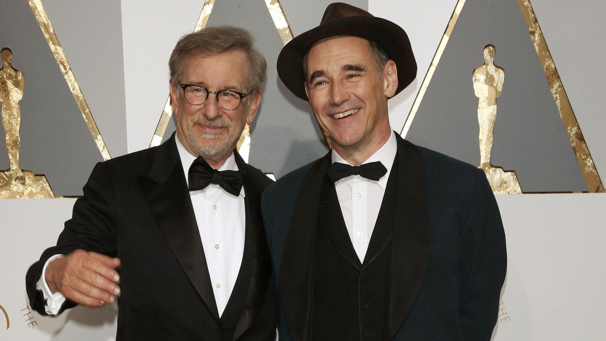 Steven Spielberg and Mark Rylance