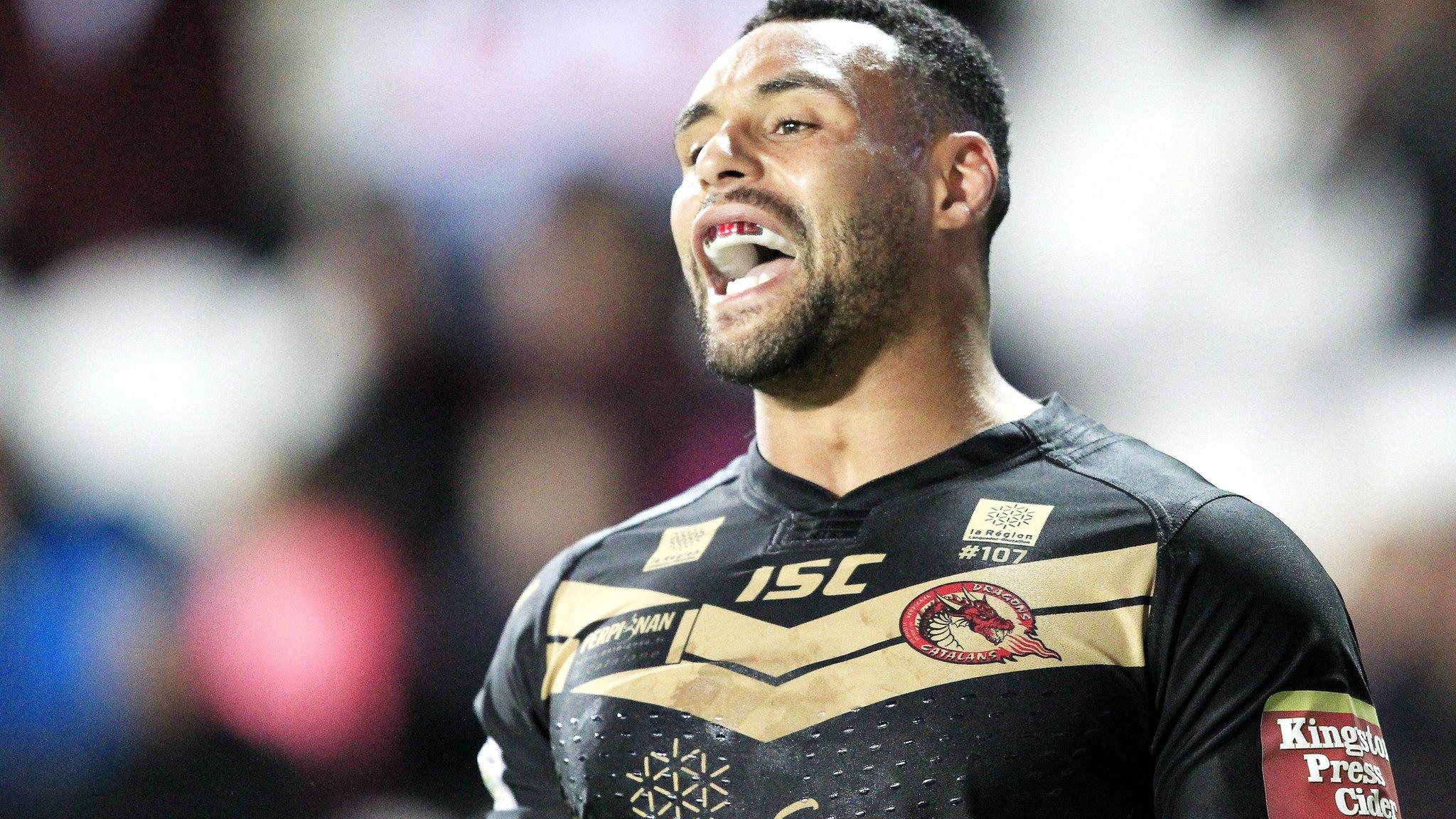 Jodie Broughton in action for Catalans Dragons