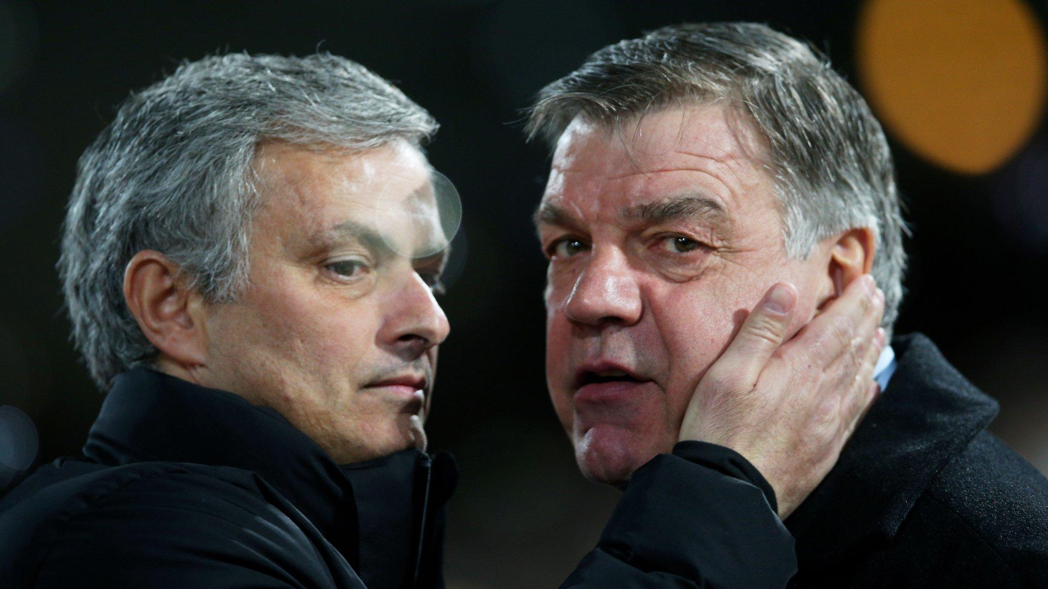 Jose Mourinho and Sam Allardyce