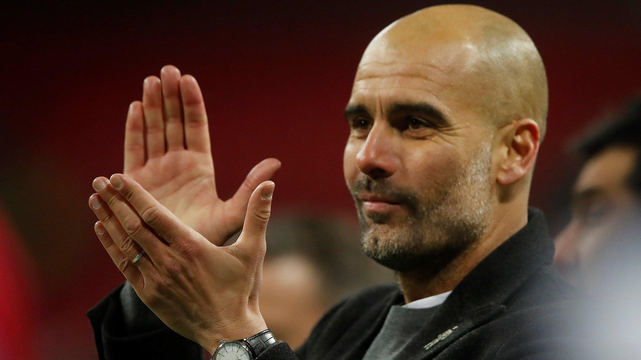 Man City boss Pep Guardiola