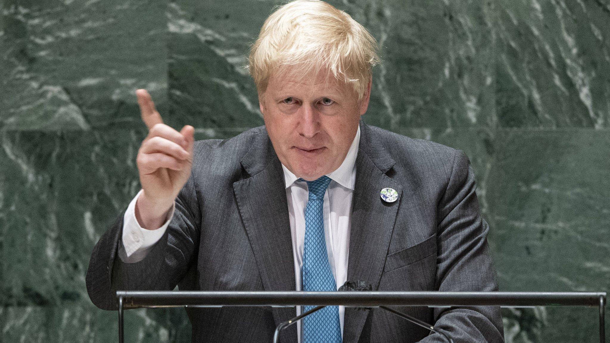 UK Prime Minister Boris Johnson