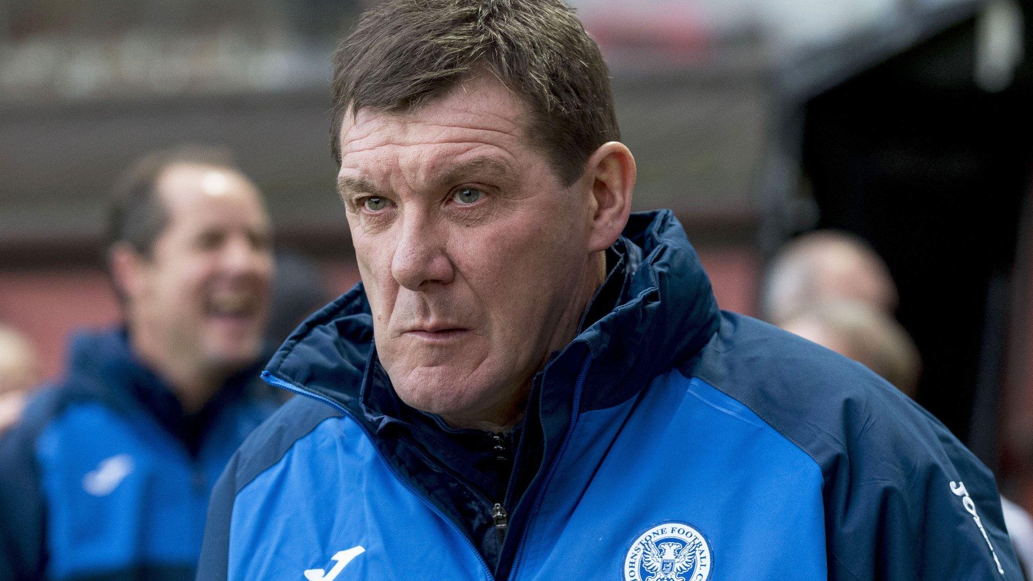 St Johnstone are just four points behind second-placed Hearts