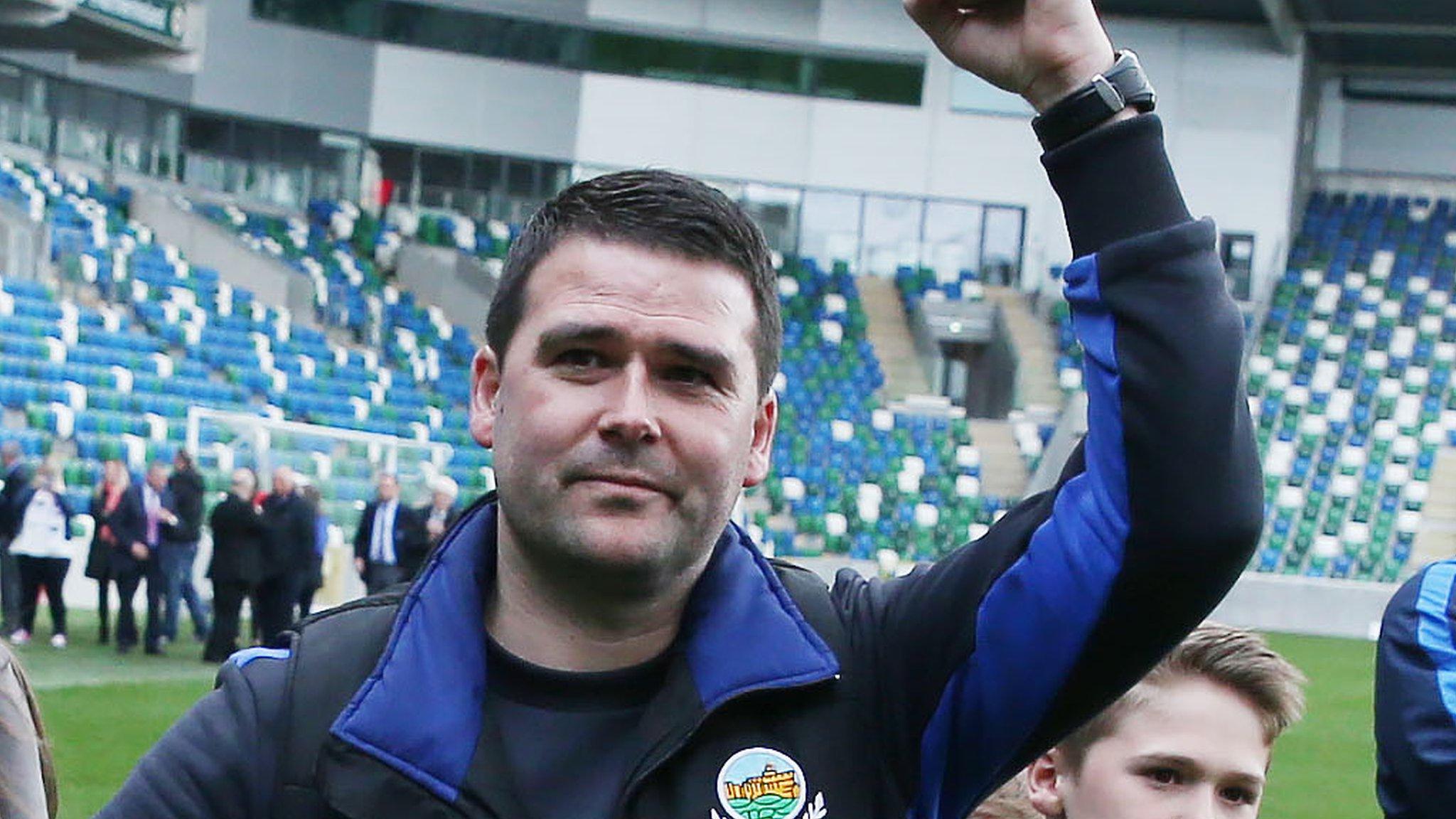 Linfield manager David Healy