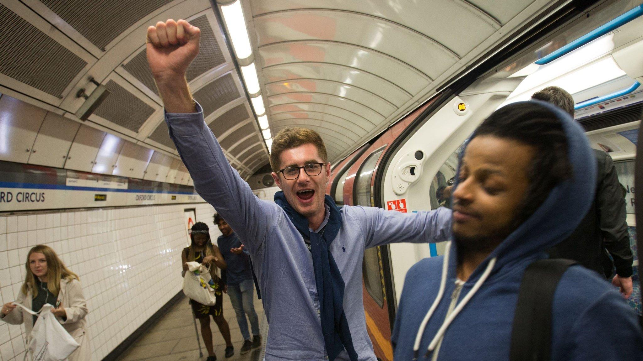 Users on the Night Tube