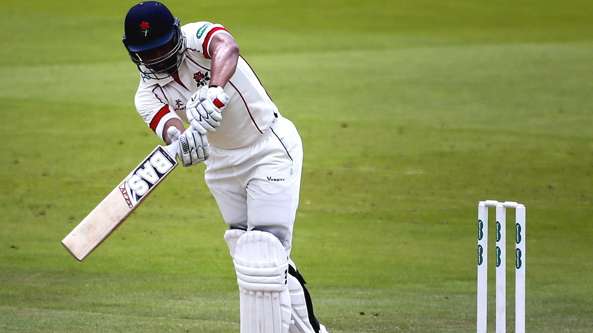 Lancashire's Alviro Petersen went just two runs short of a third first-class century of the season