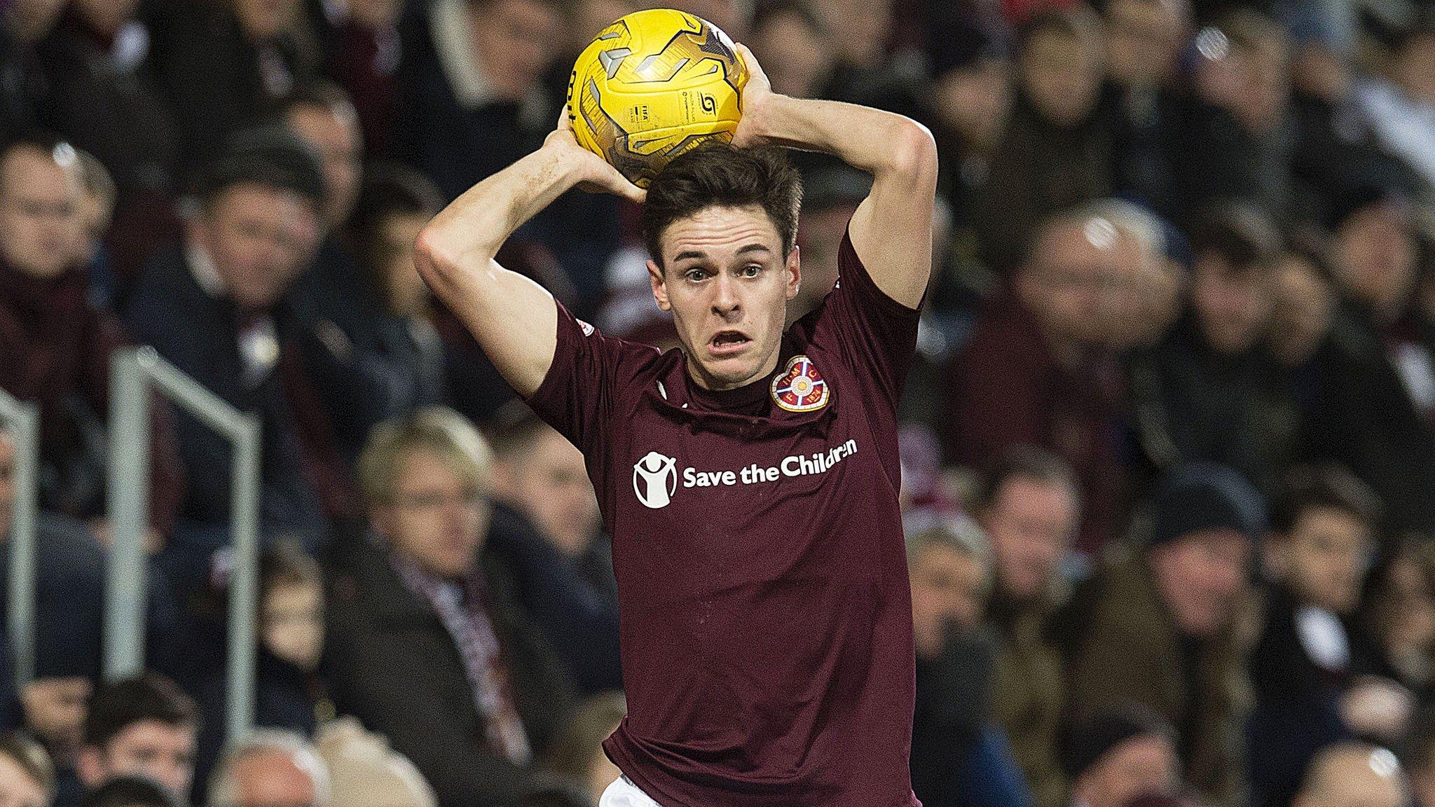 Hearts full-back Liam Smith