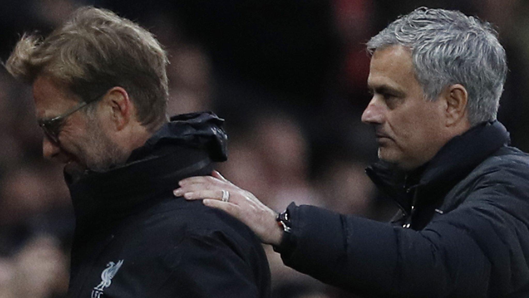 Jurgen Klopp and Jose Mourinho