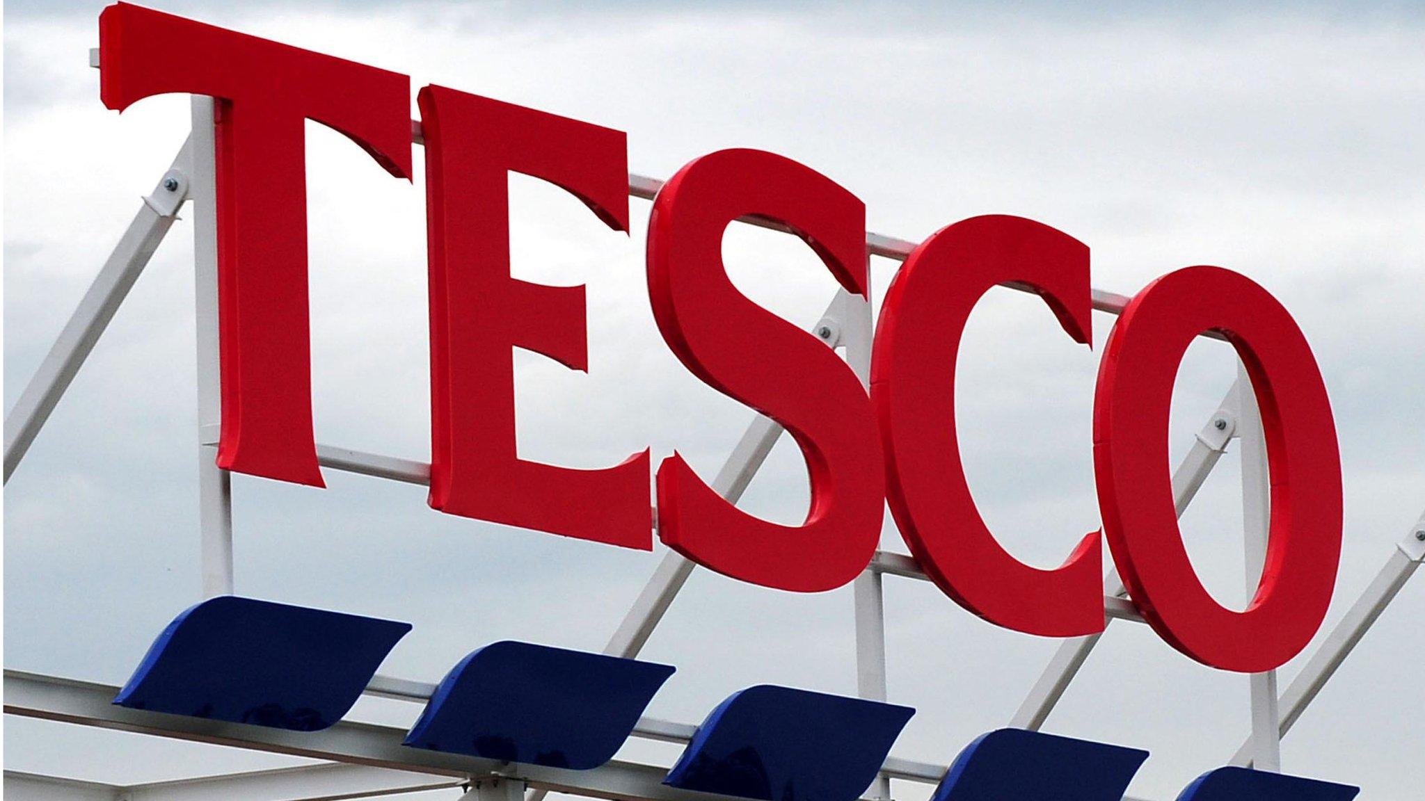 Tesco sign