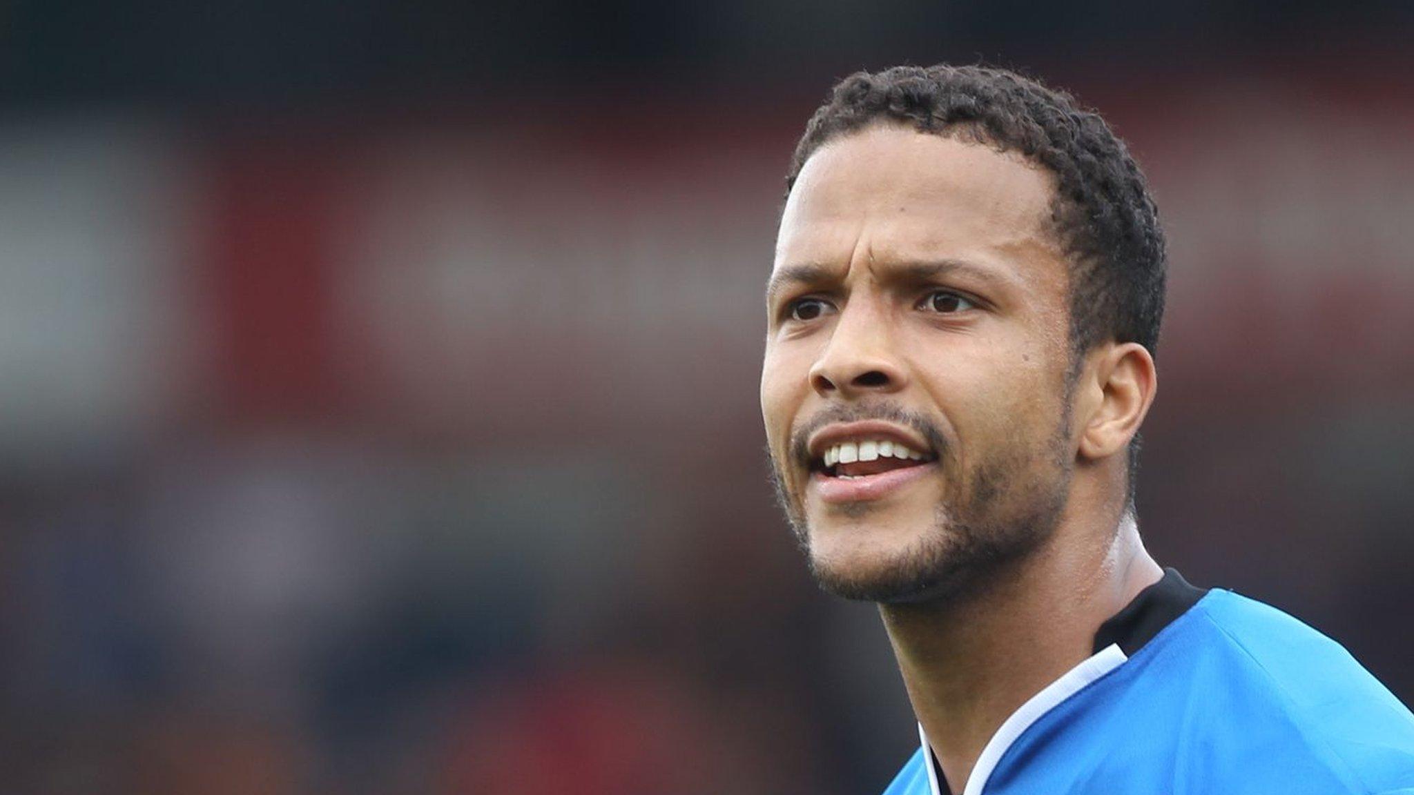 Joe Thompson playing for Rochdale