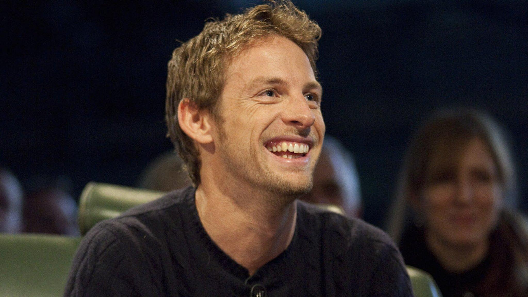 Jenson Button appearing on Top Gear in 2009