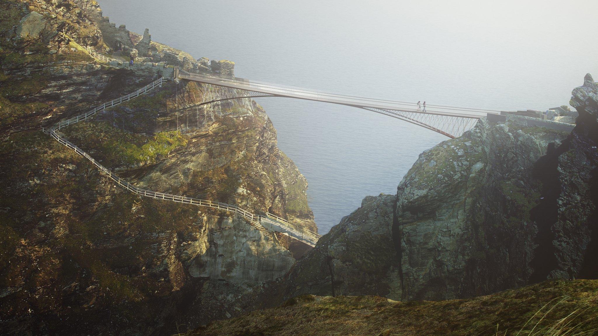 Tintagel footbridge design